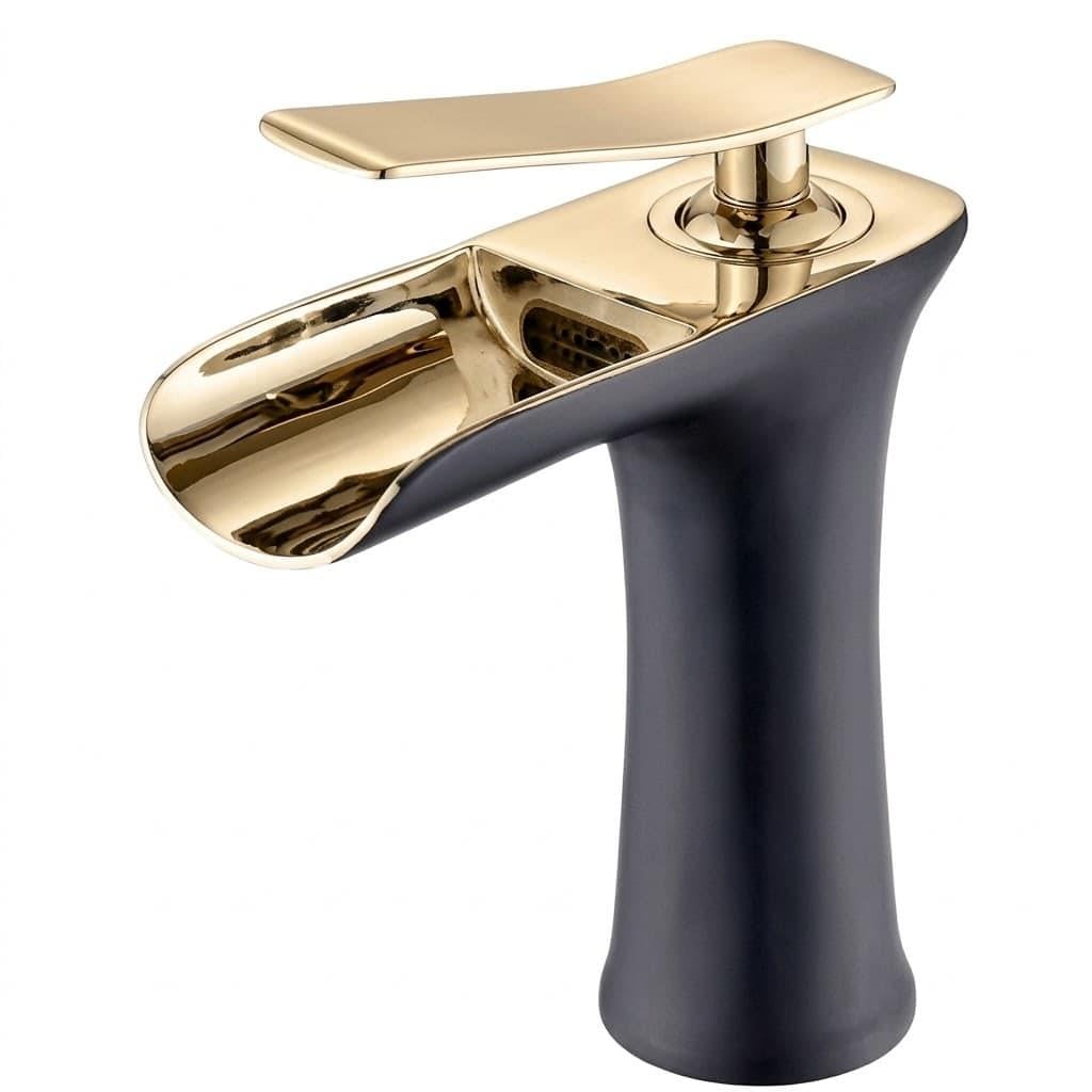 FLEKO Victoria Lavabo Bataryası Siyah-Gold