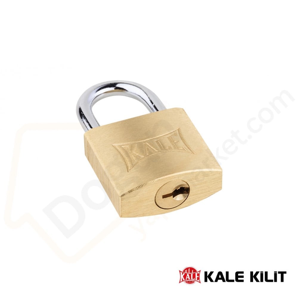 Kale Asma Kilit Sarı (25 mm)