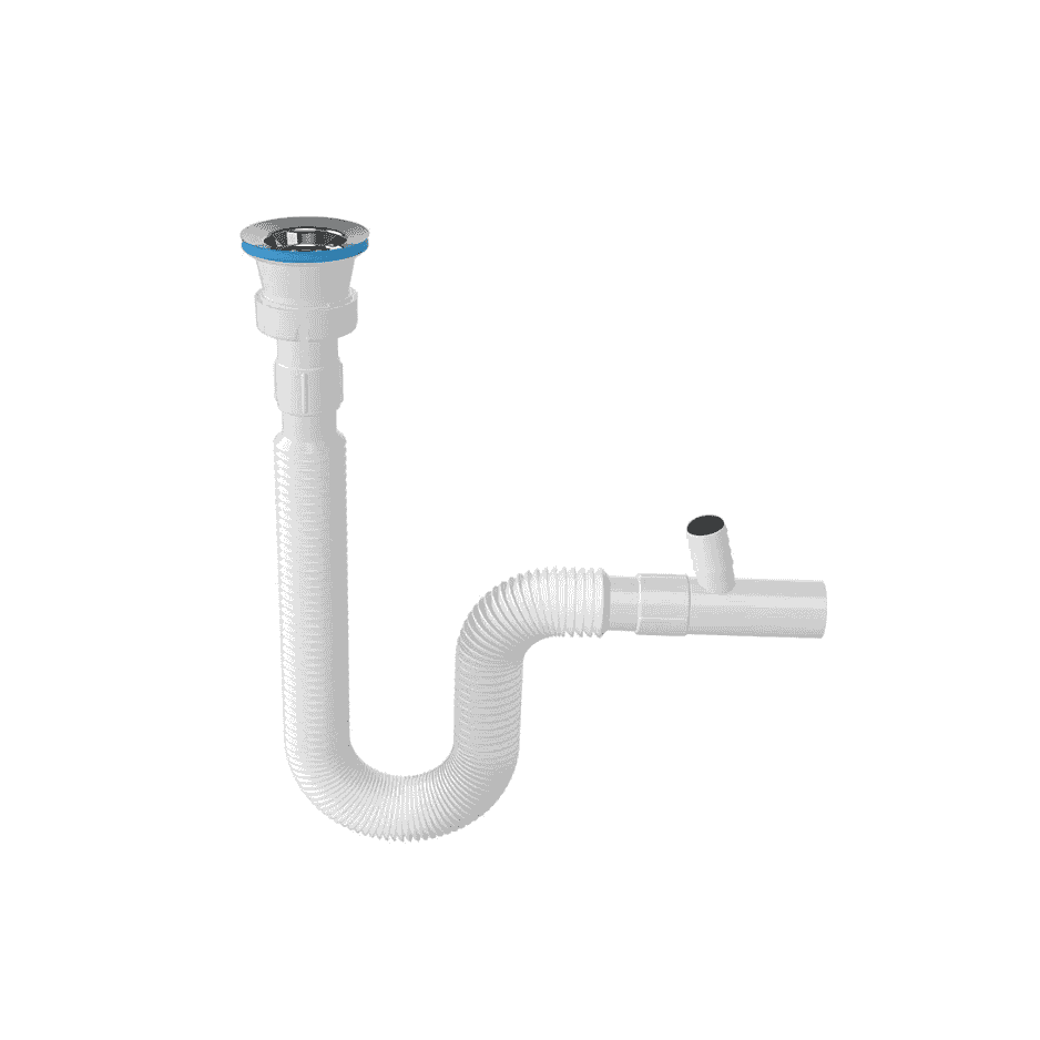 Özbest Çamaşır Çıkışlı Lavabo&Evye Sifonu