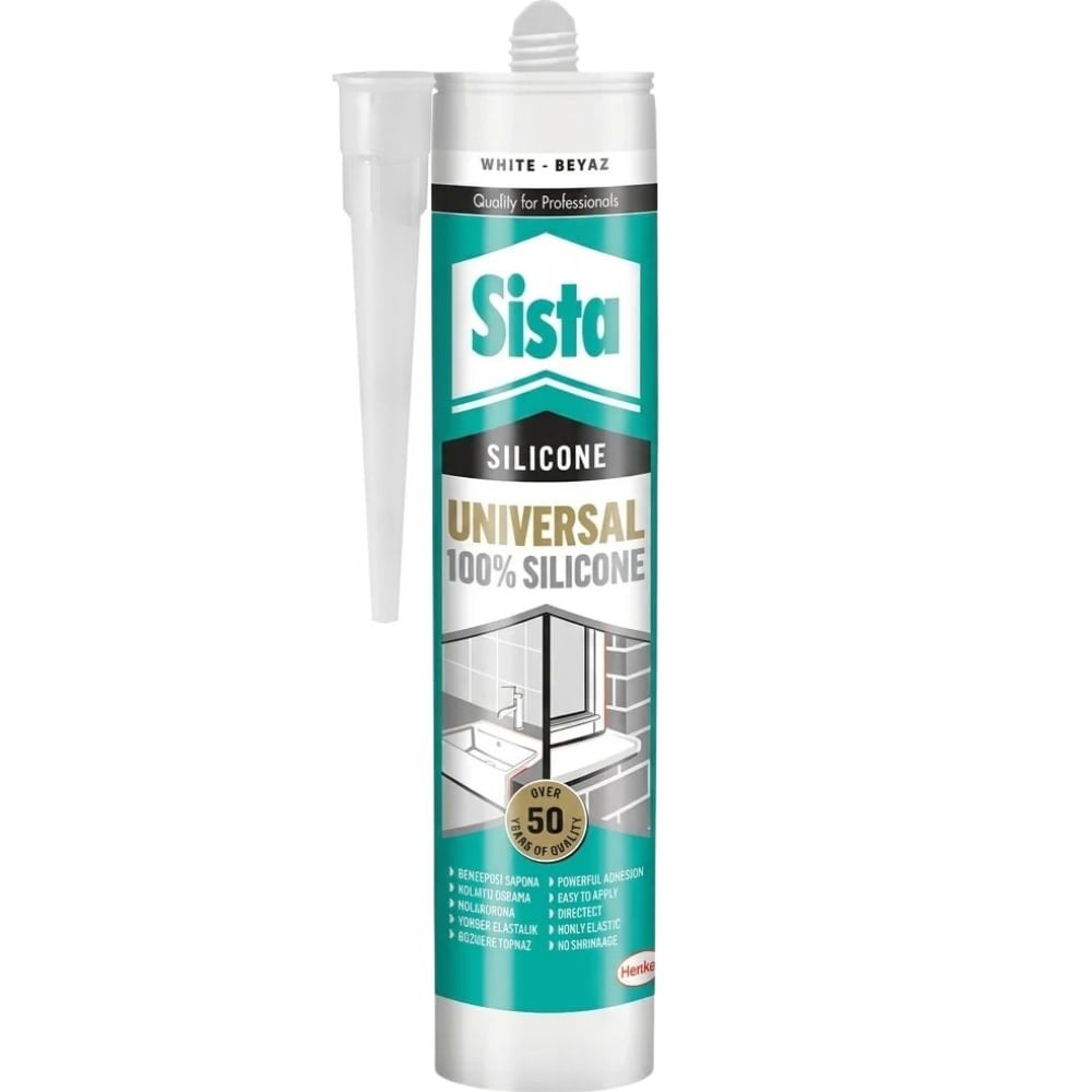 Sista Universal Beyaz Silikon 280 ML