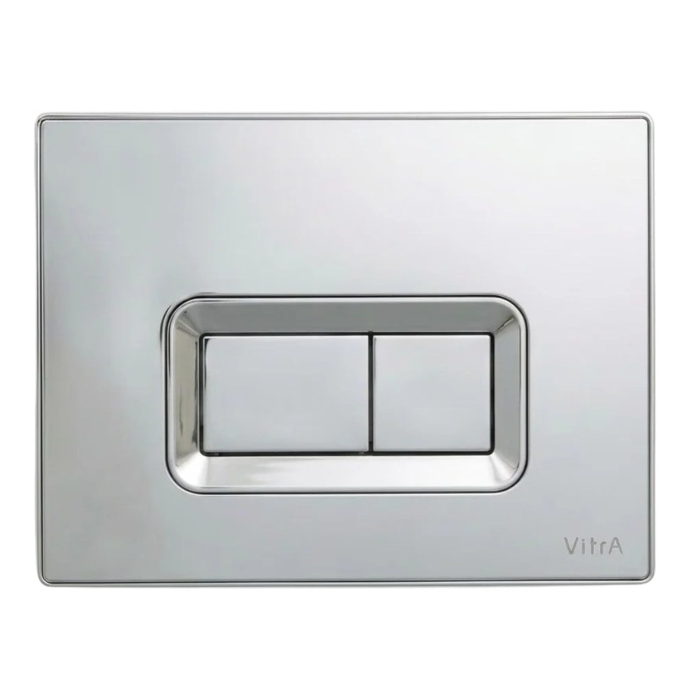 Vitra Gömme Rezervuar Kumanda Paneli Krom 711-8080 (711-1080 Uyumlu)