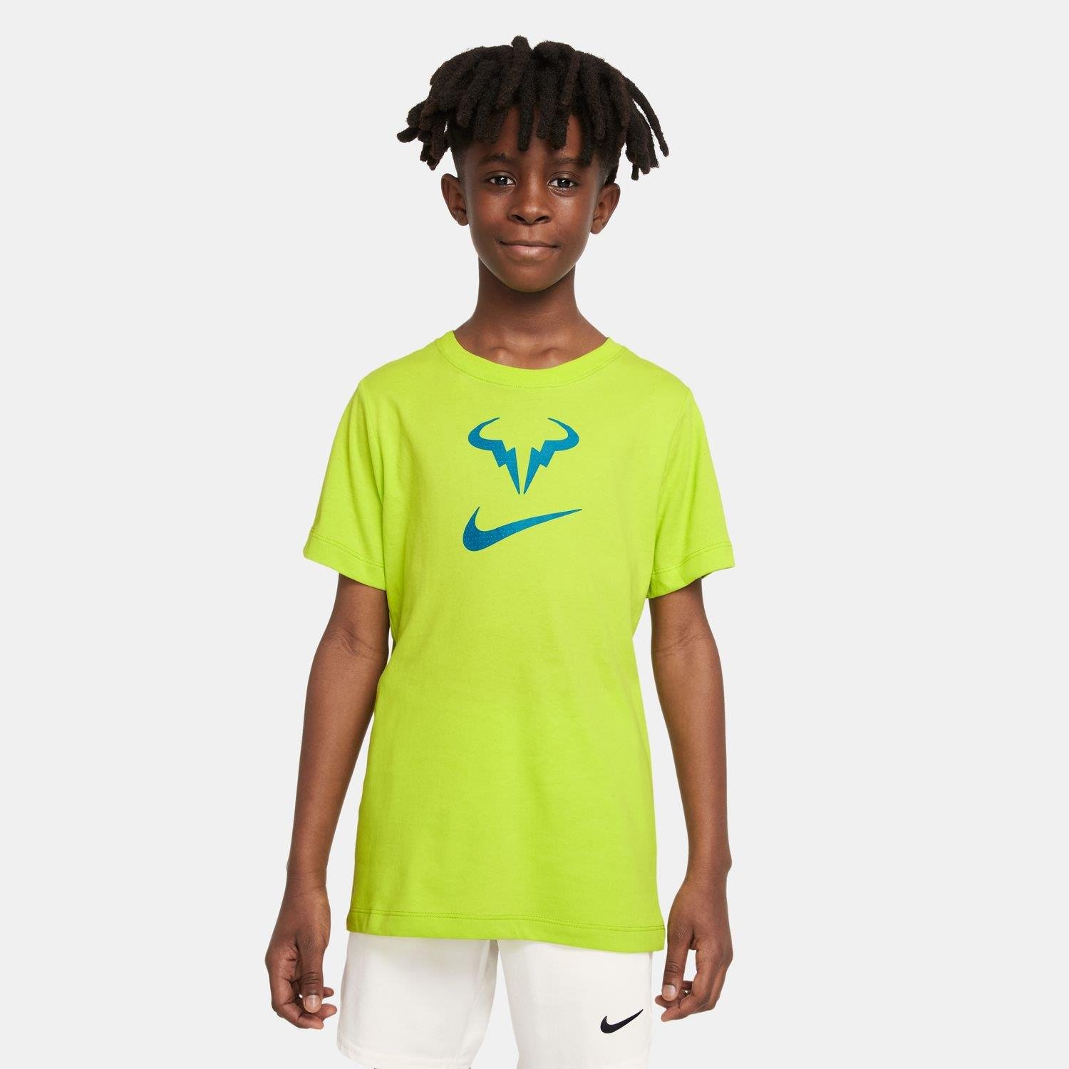 Nike Court Dri-FIT Rafa Genç Çocuk Tenis Tişörtü