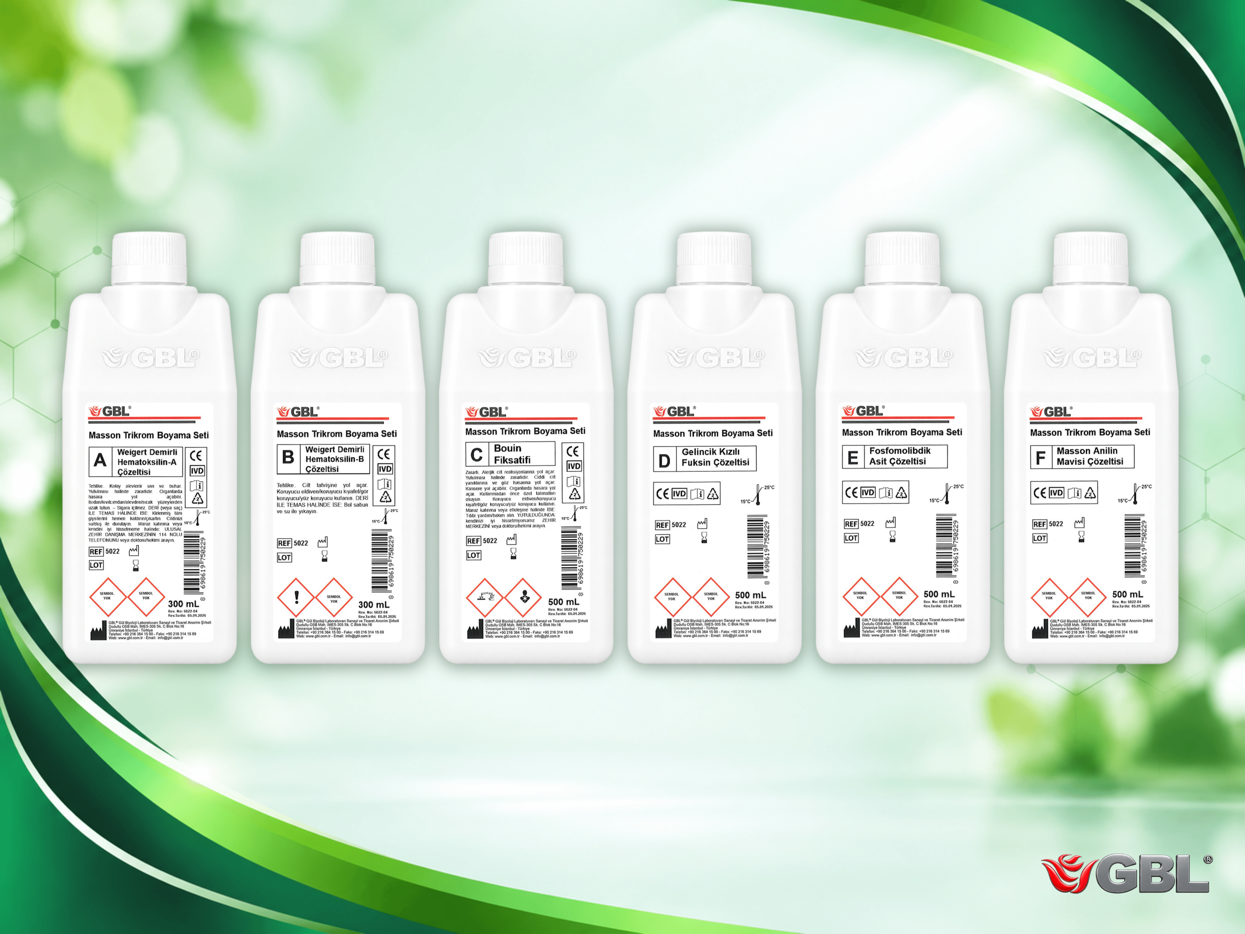 Masson Trikrom Boyama Seti, 500 ml, 1000 Test