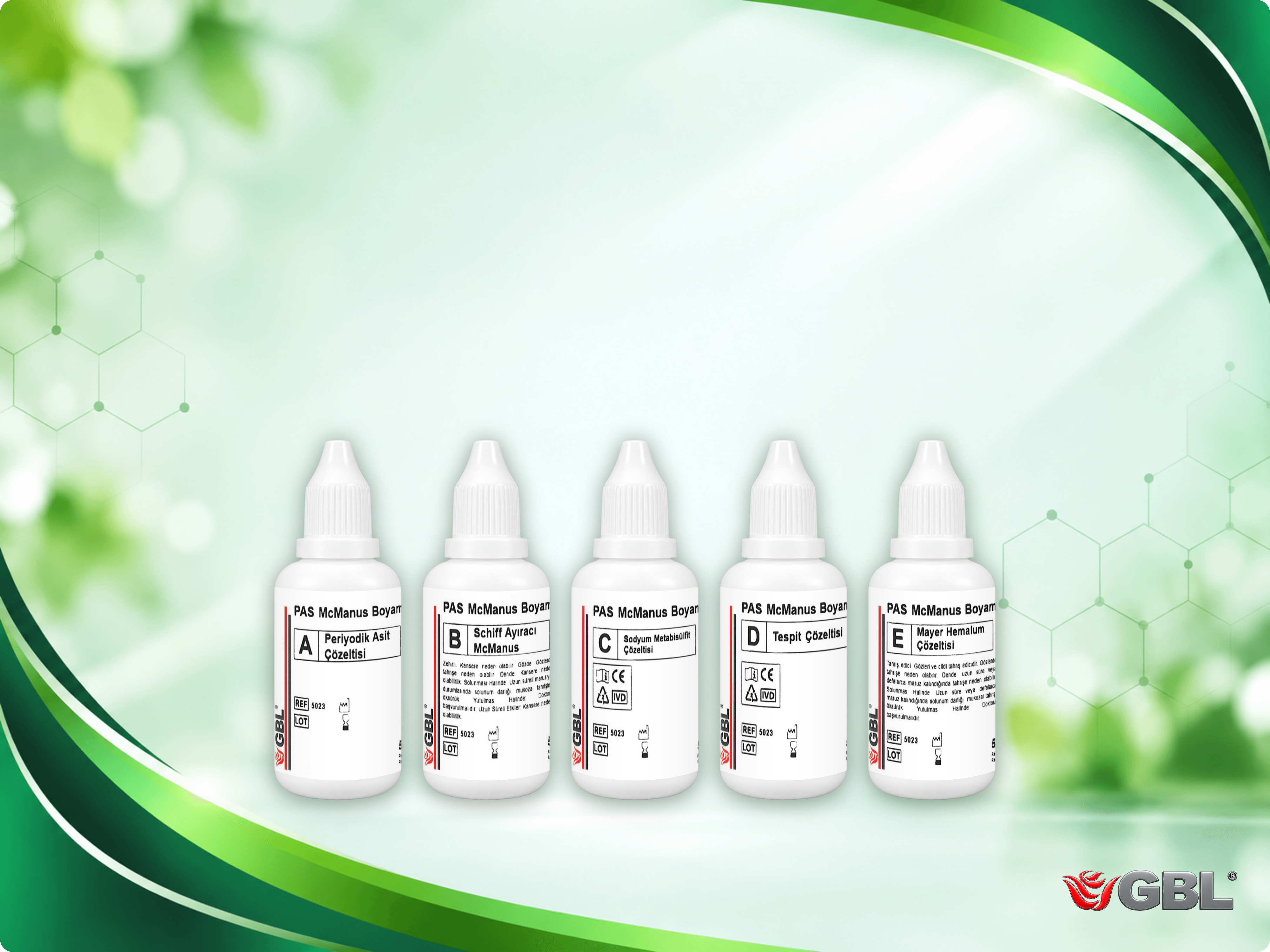PAS McManus Boyama Seti, 50 ml, 100 Test