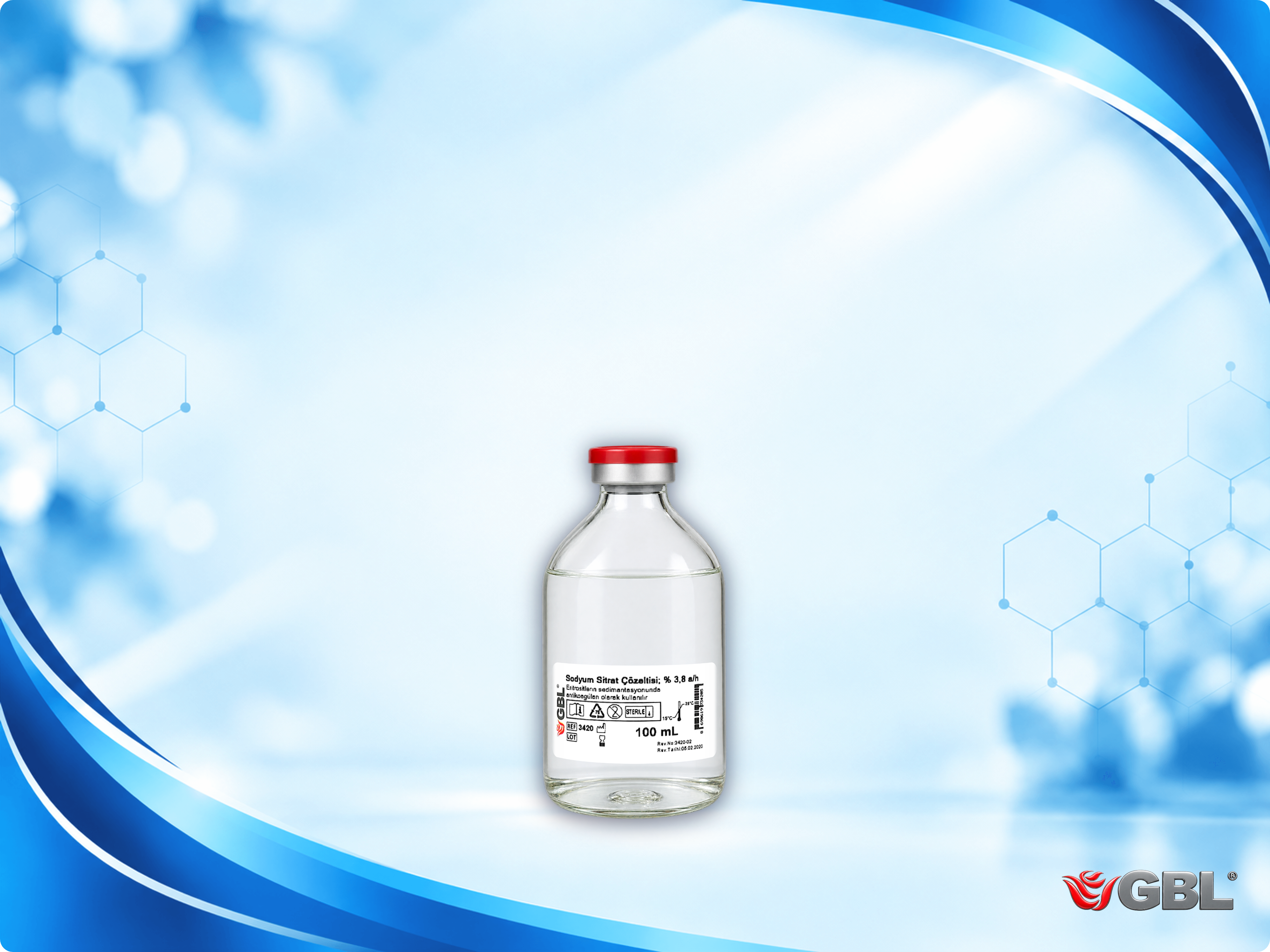 Sodyum Sitrat Çözeltisi %3,8, 100 ml