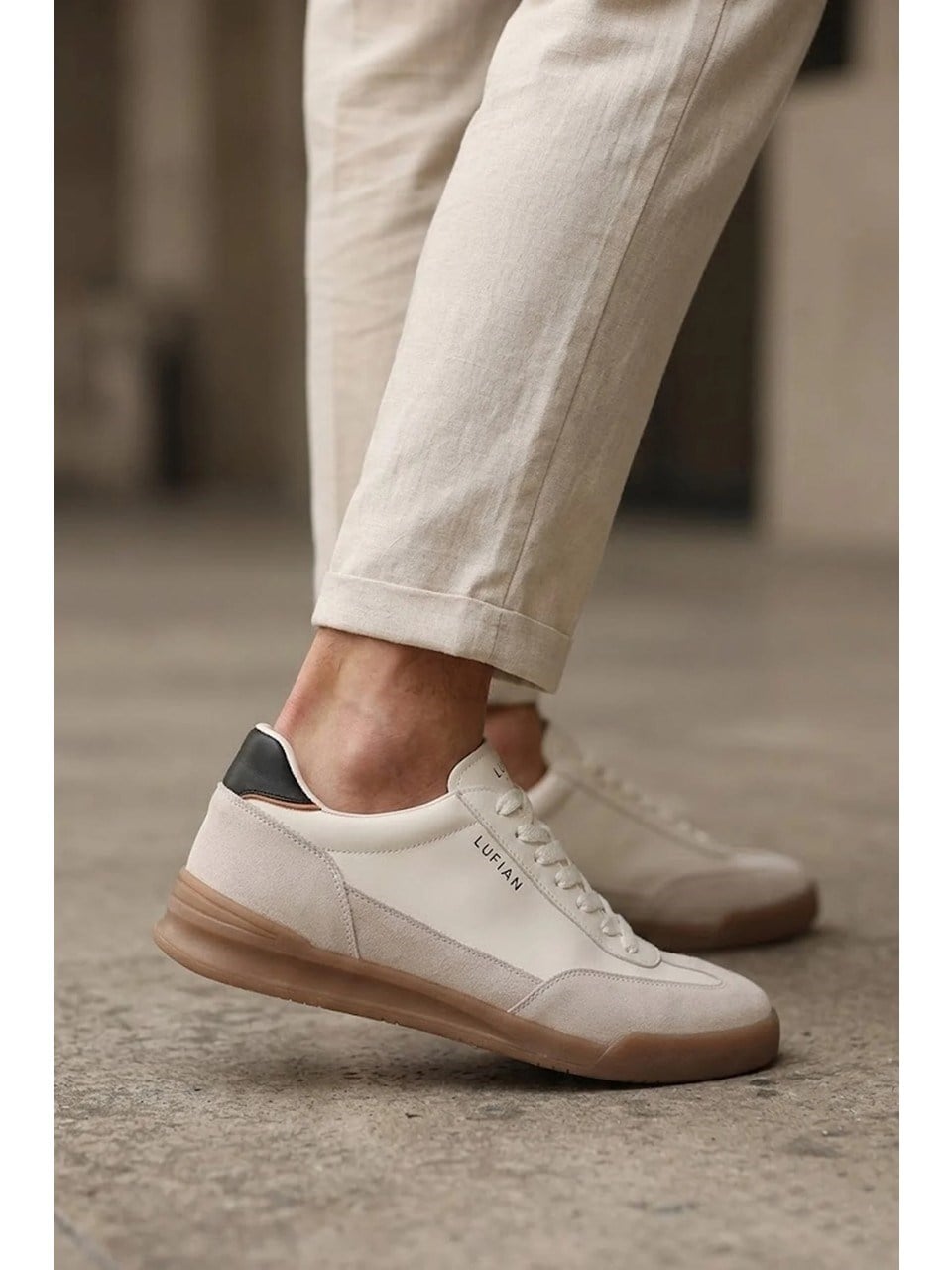 Lufian Milo 111230296 Beyaz Erkek Günlük Sneaker