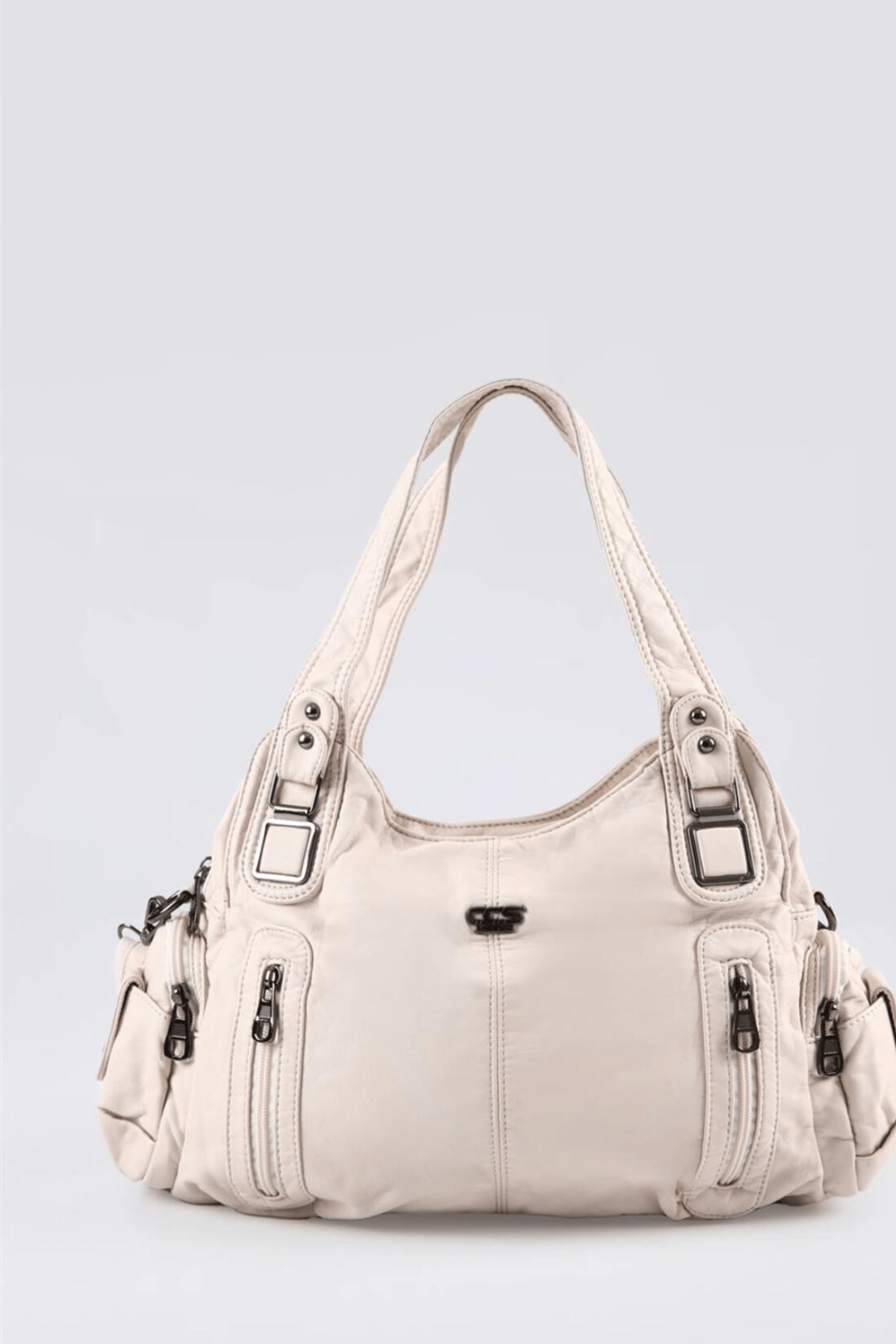 ÇÇS 17651 Kadın Omuz Çantası KREM