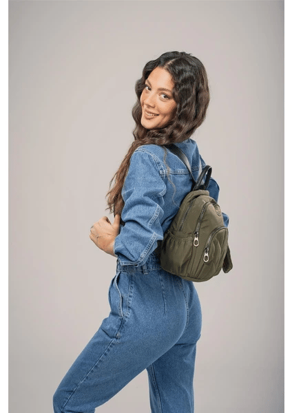 ÇÇS Kadın 17746 Sırt Çantası Yeşil