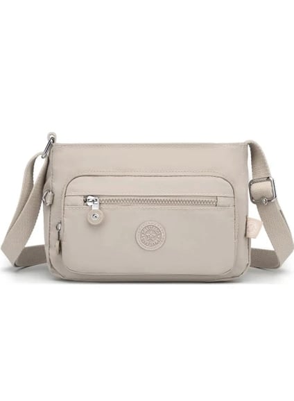 Smart Bags Krinkıl Kumaş Kadın Postacı Çantası 3270 Bej