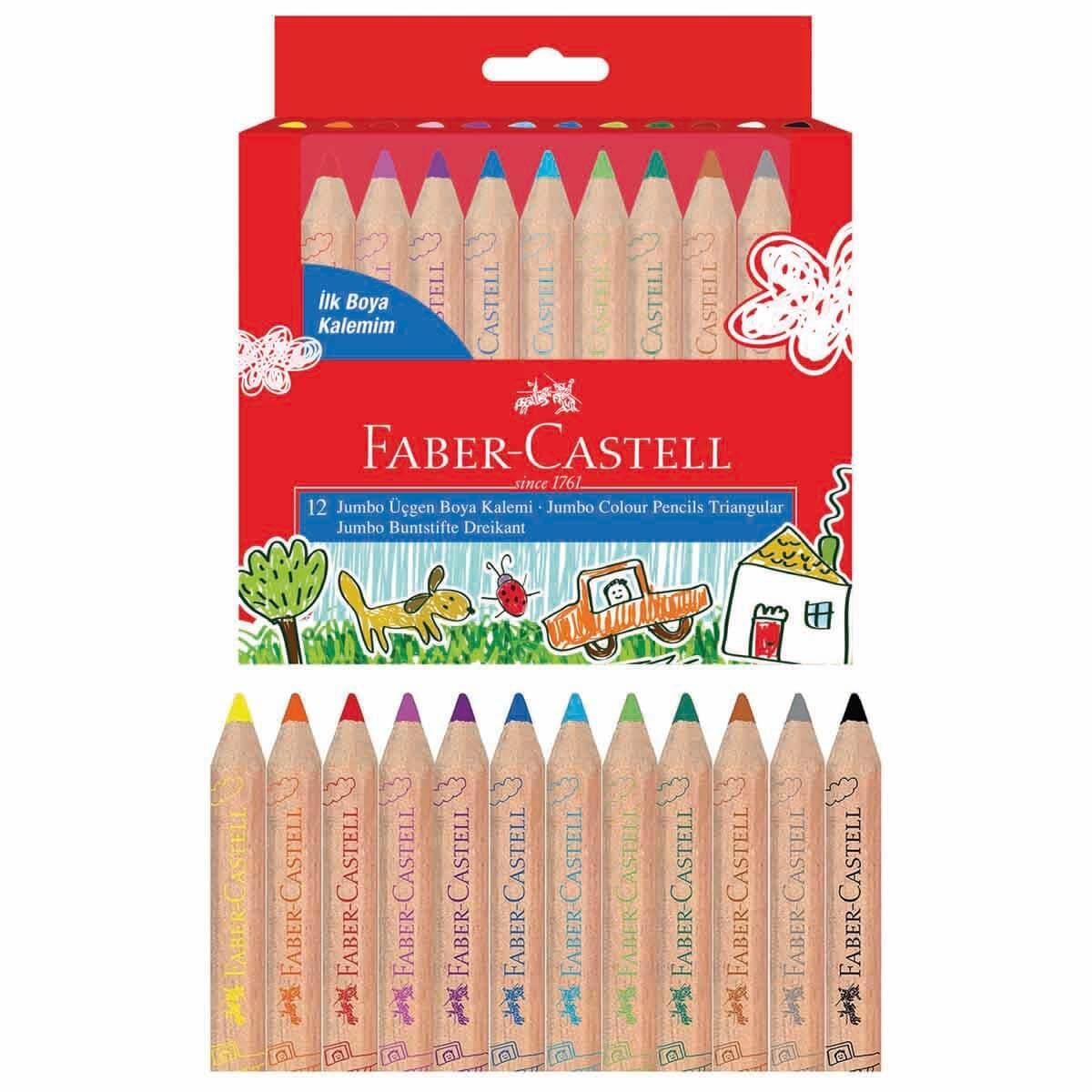 FABER CASTEL 12 JUMBO 12 BOYA KALEMİ