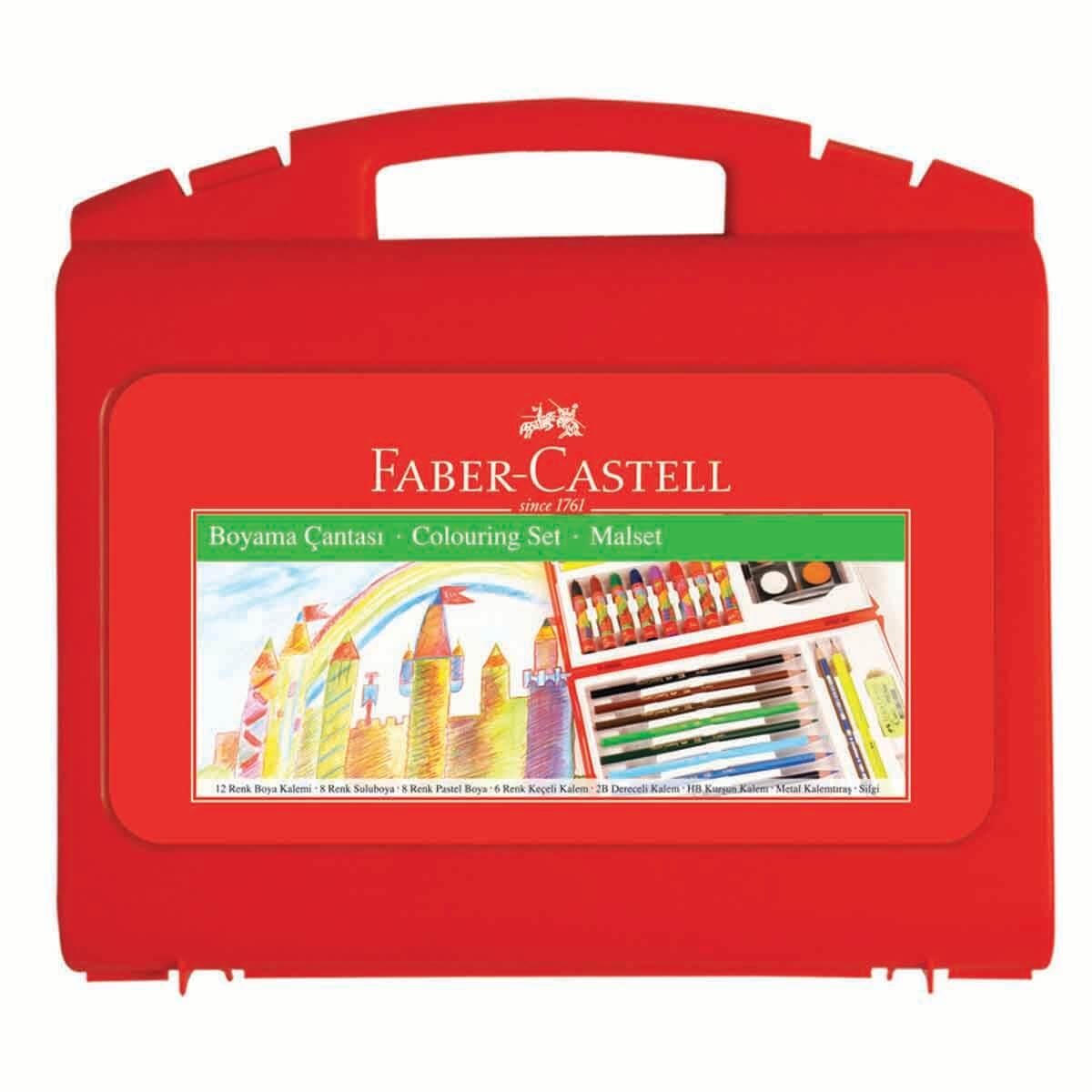 FABER CASTELL BOYAMA ÇANTASI COLOURİNG SET