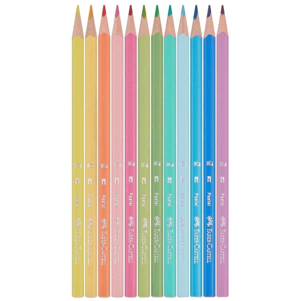 FABERFABER CASTEL 12 BOYA KALEMİ PASTEL RENK