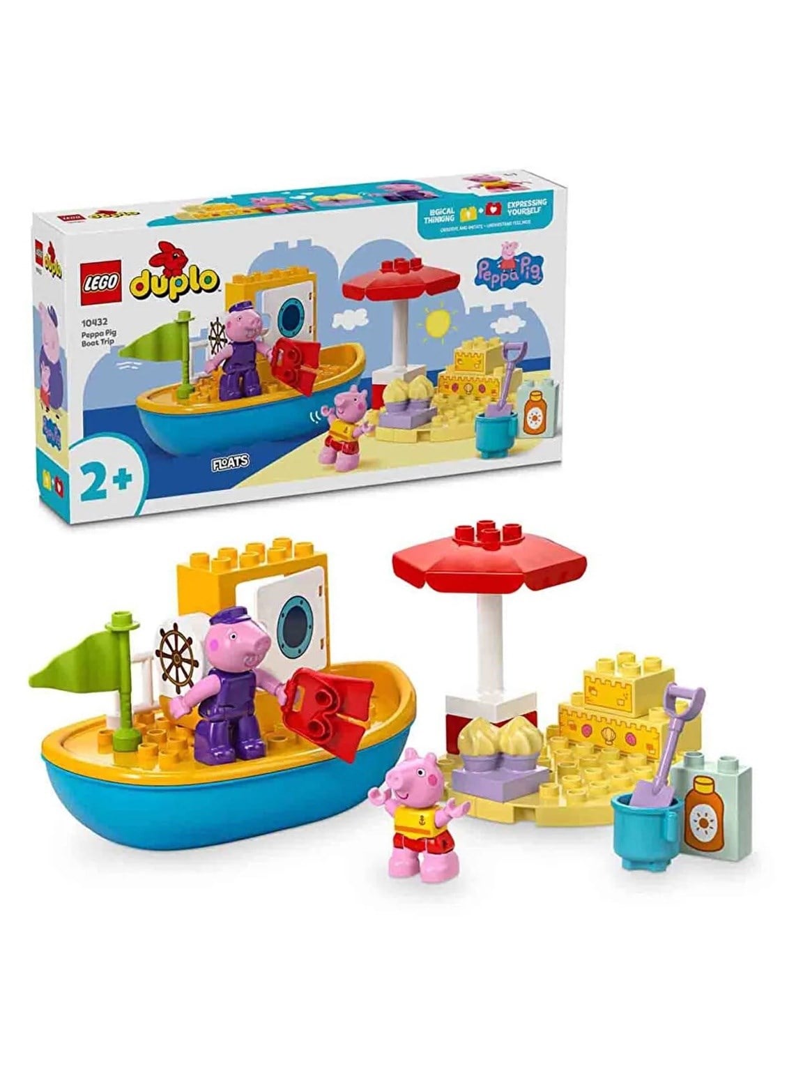 KVSHOPLEGO DUPLO PEPPA PİG TEKNE GEZİSİ