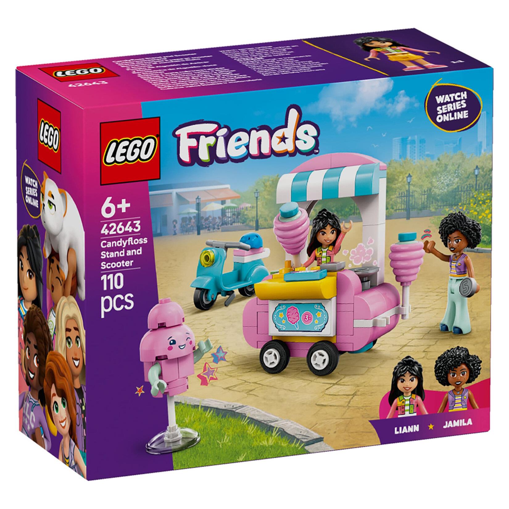 LEGO FRİENDS CANDYFLOSS STAND AND SCOTTER 42643