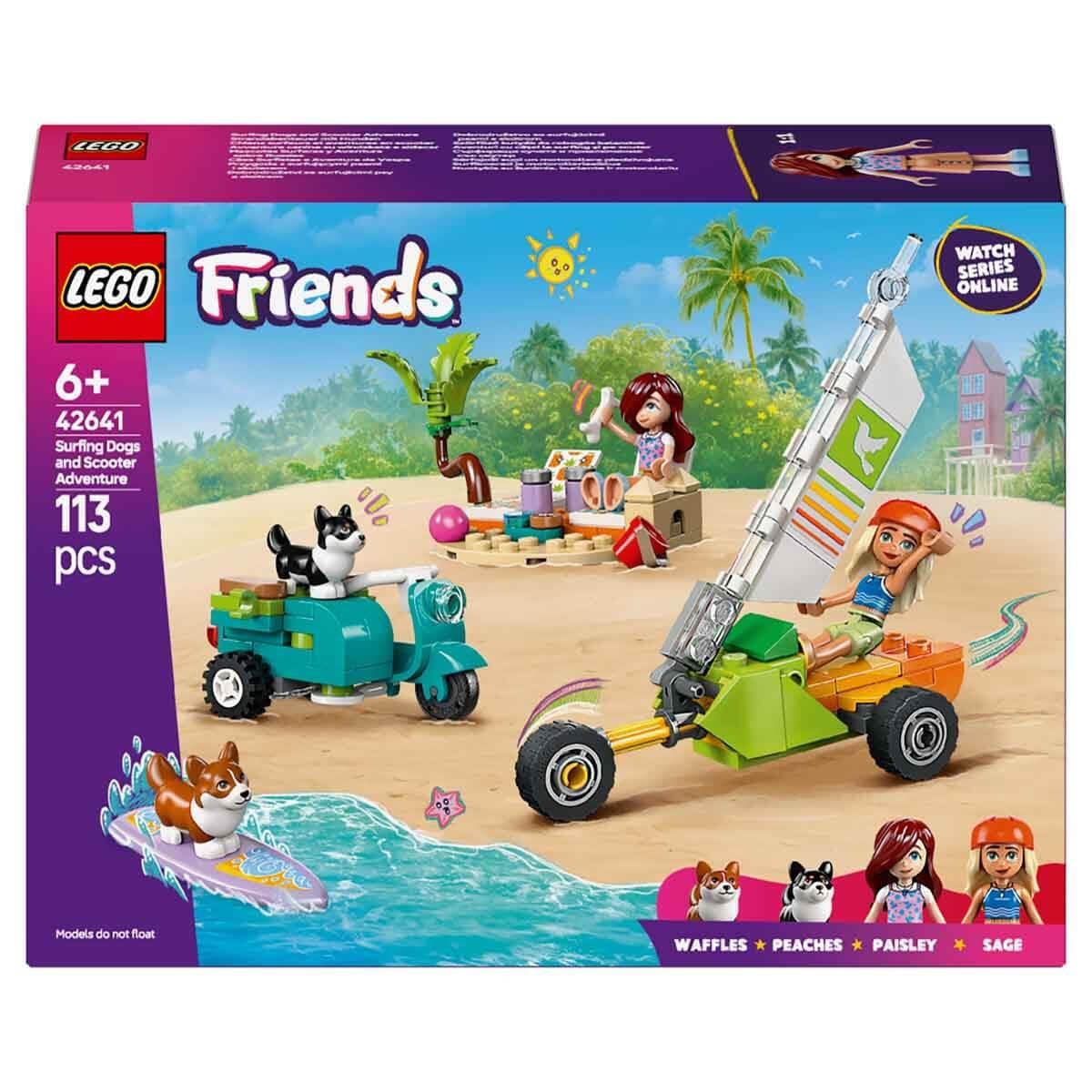 LEGO FRİENDS SÖRFÇÜ VE SCOOTER SÜREN KÖPEKLER