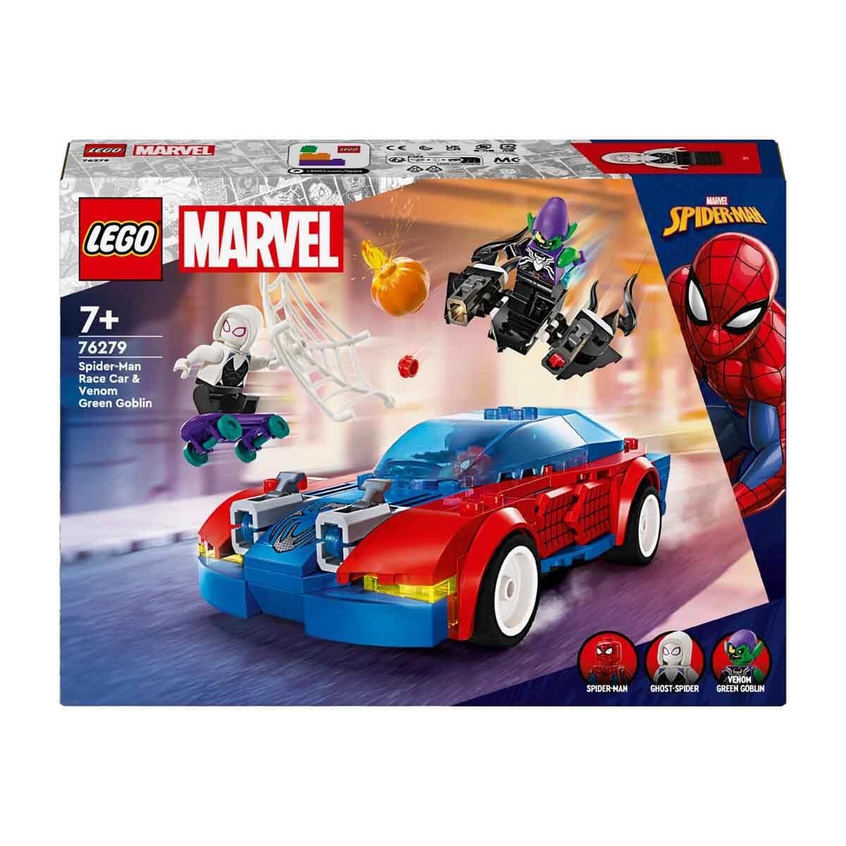 LEGO SPİDER-MAN RACE CAR VENOM GREEN GOBLİN