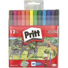 PRİTTPritt Keçeli Boya Kalemi 12 Renk 1687976