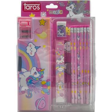 TAROS UNICK COLOR UNICORN FONKSİYONLU KALEMKUTULU KIRTASİYE SETİ