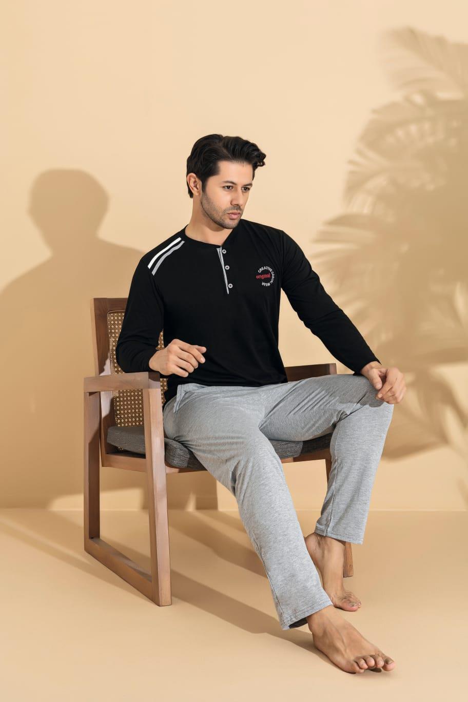 ERKEK PENYE MEVSİMLİK CEPLI PIJAMA TAKIMI