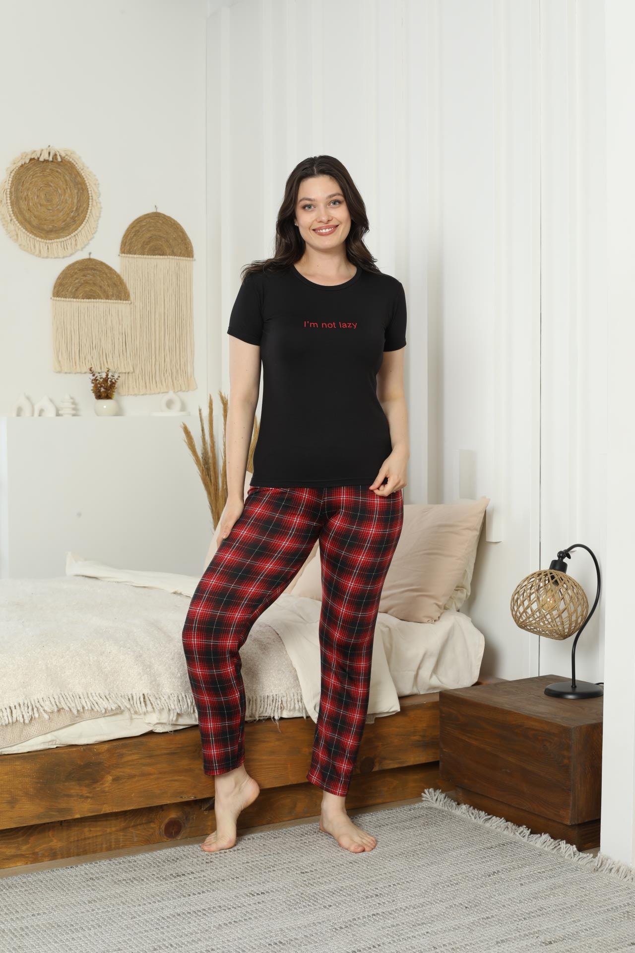 Kadın Milan Kısa Kol Pijama Takımı