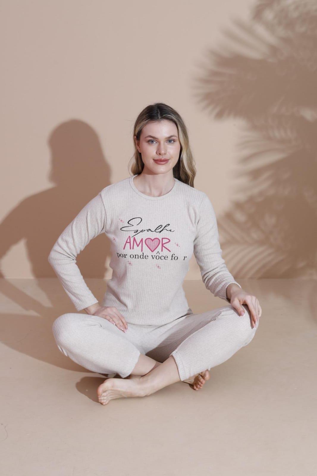 KIŞLIK YUMOŞ  UZUN KOL PIJAMA TAKIMI