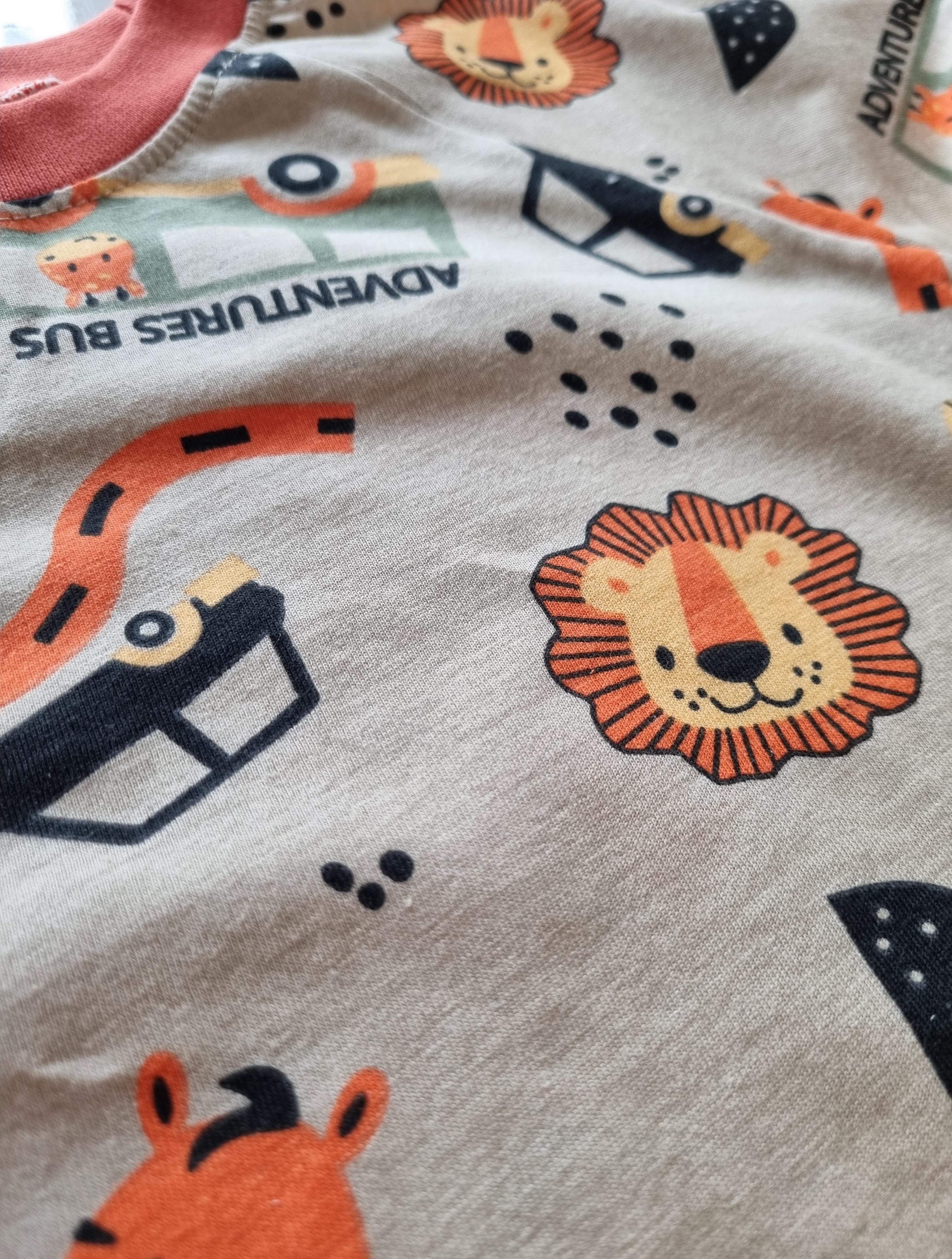 Aslan Figürlü Pijama Takımı