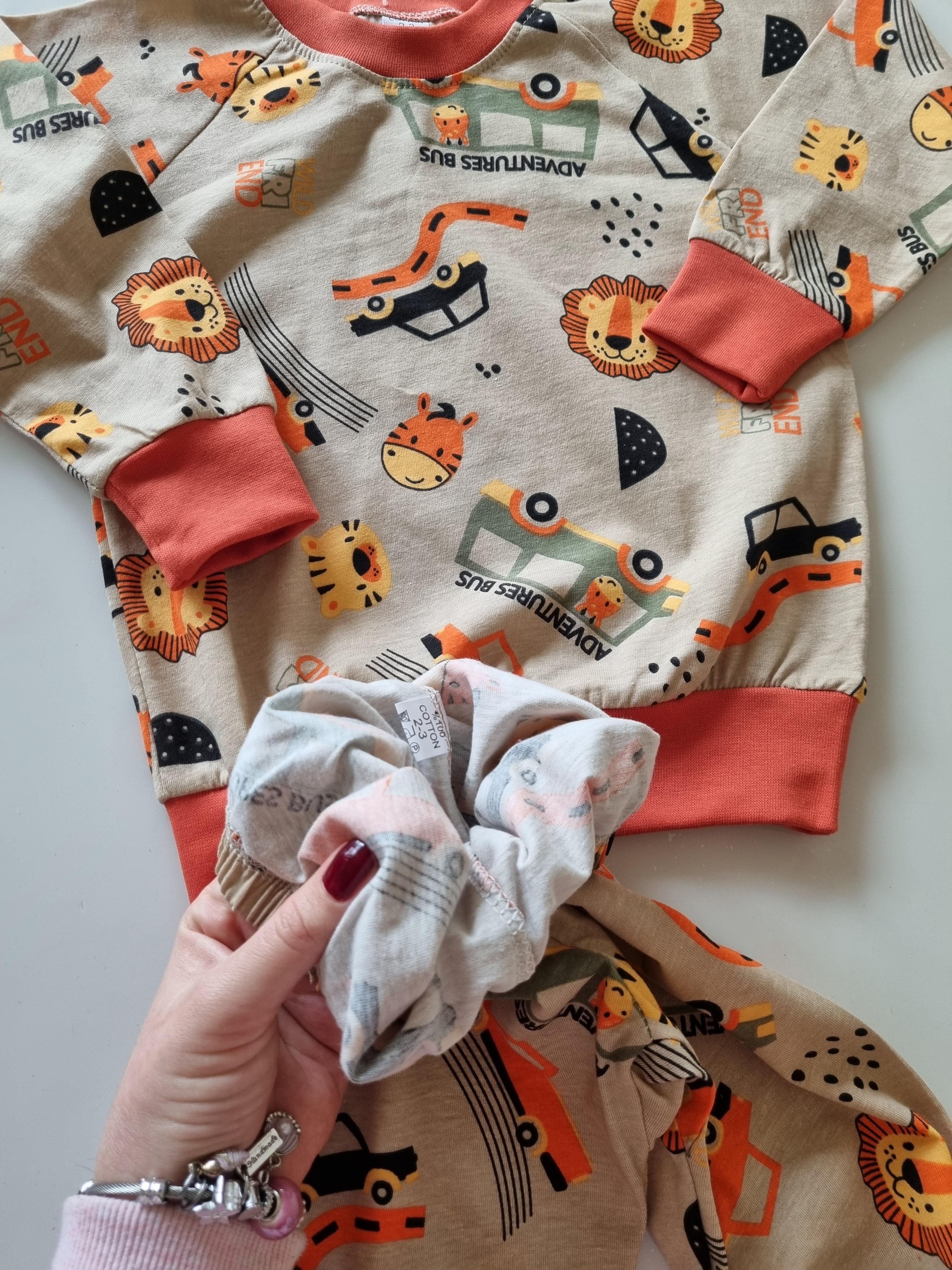 Aslan Figürlü Pijama Takımı