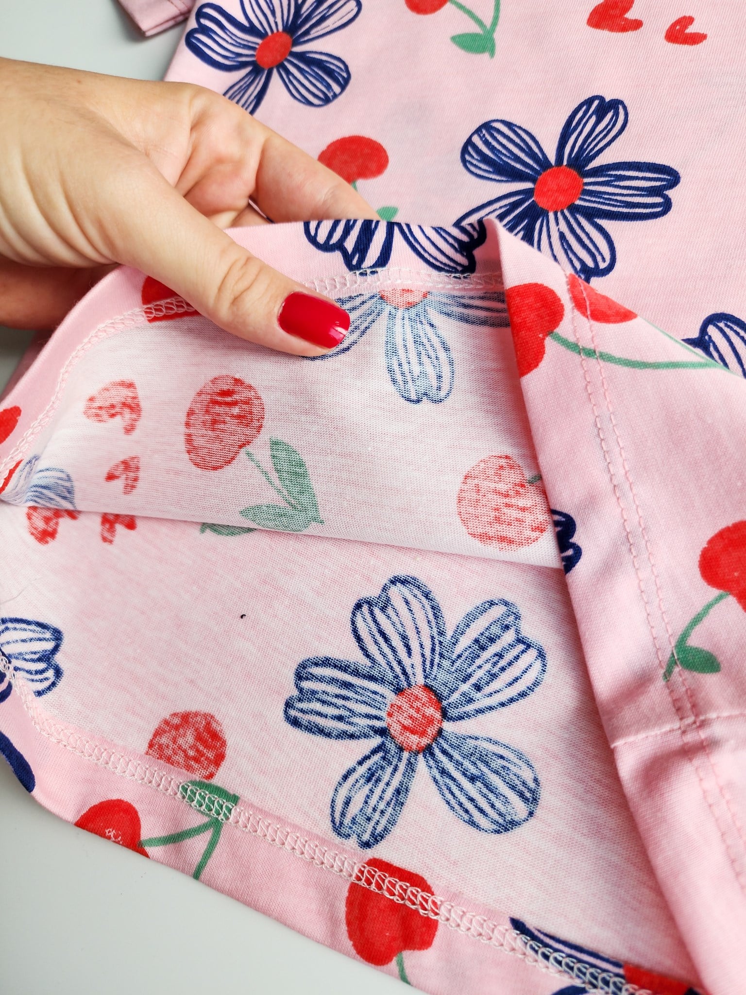 Çiçek Şortlu Pijama Takımı
