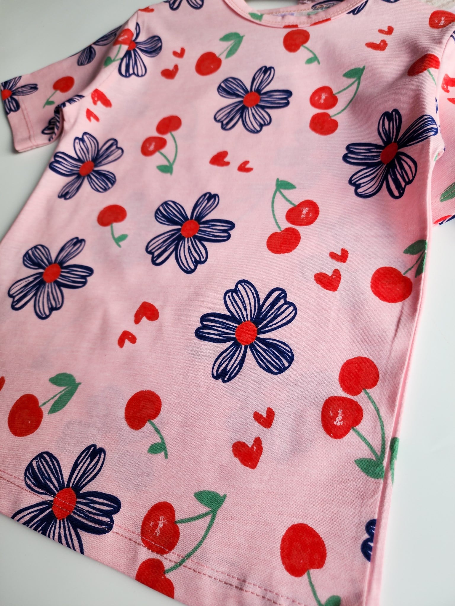 Çiçek Şortlu Pijama Takımı