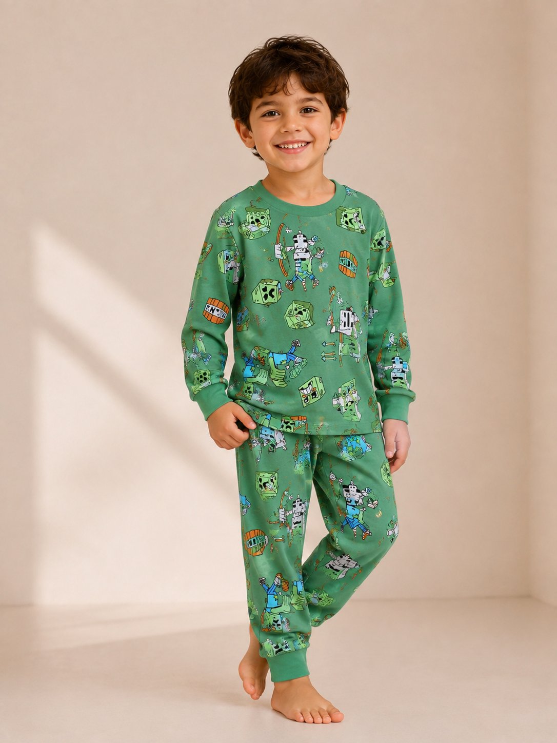 Erkek Çocuk Mevsimlik Pijama Takımı