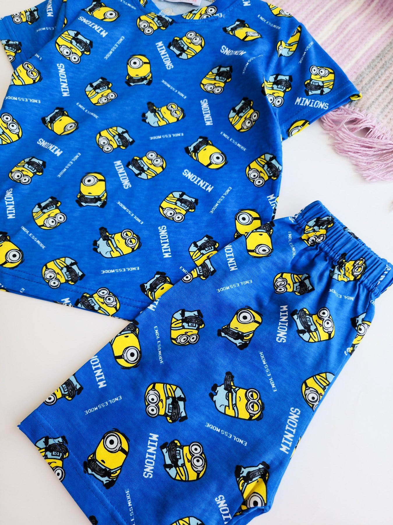 Erkek Çocuk Şortlu Pijama Takımı