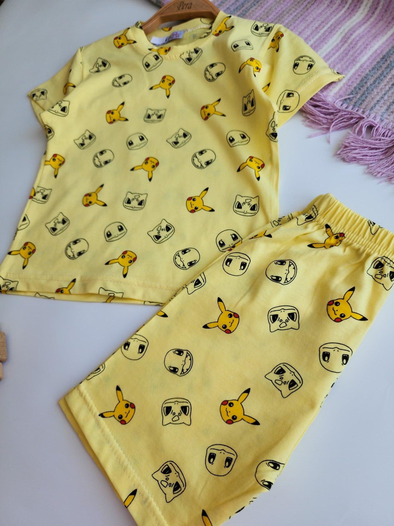 Erkek Çocuk Şortlu Pijama Takımı