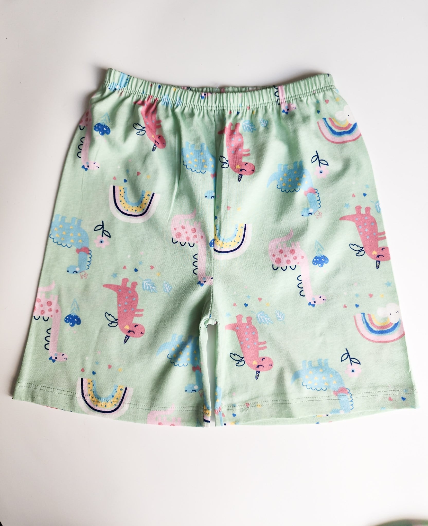Gökkuşağı Şortlu Pijama Takımı