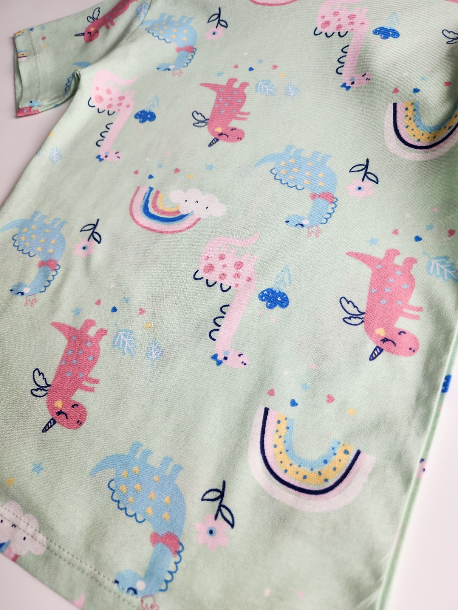Gökkuşağı Şortlu Pijama Takımı