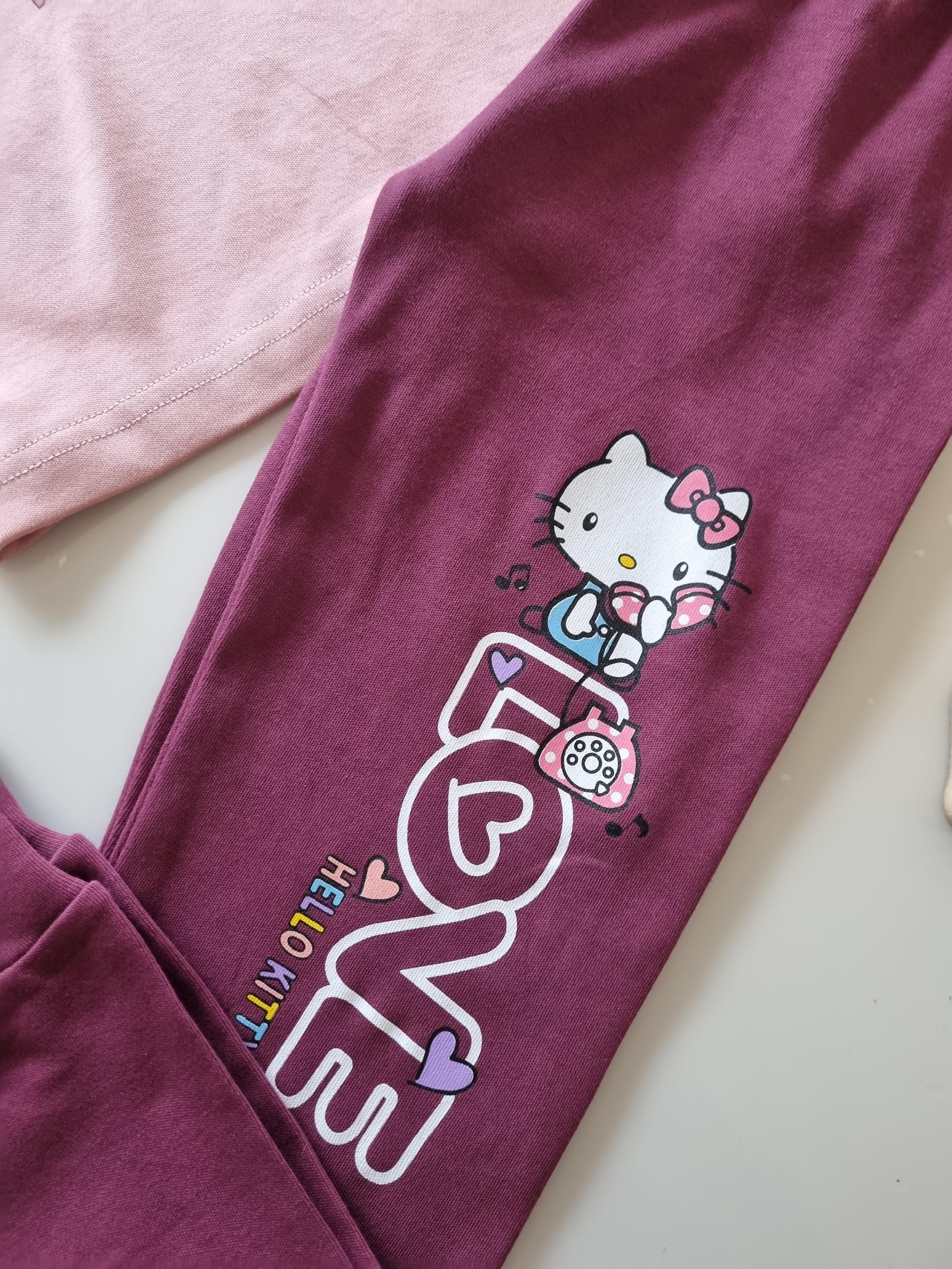 Hello Kitty Polarsız Pijama Takımı