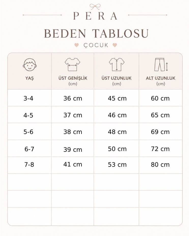 İsmakinesi Desenli Yazlık Pijama Takımı