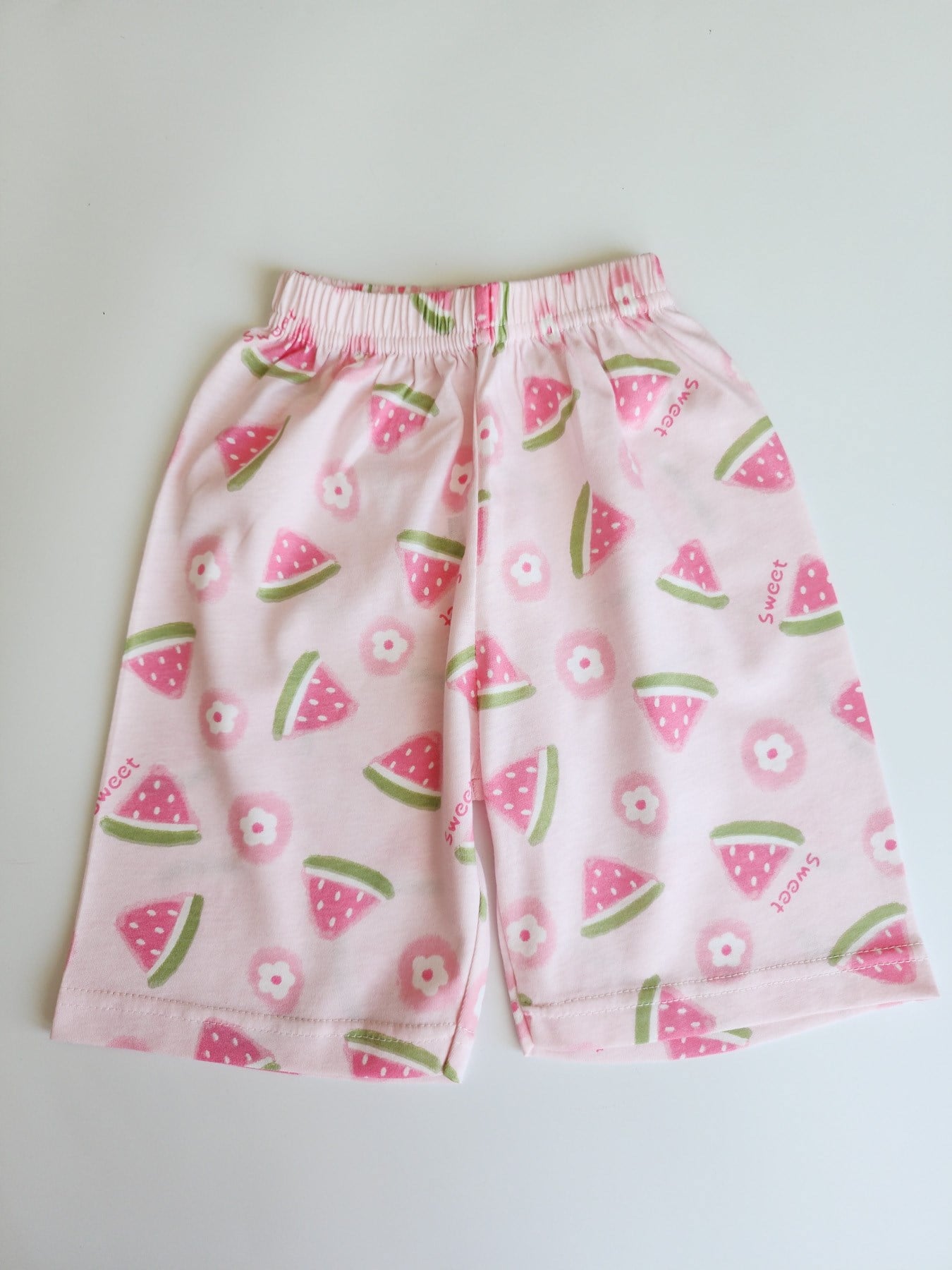 Karpuz  Desenli Şortlu Pijama Takımı