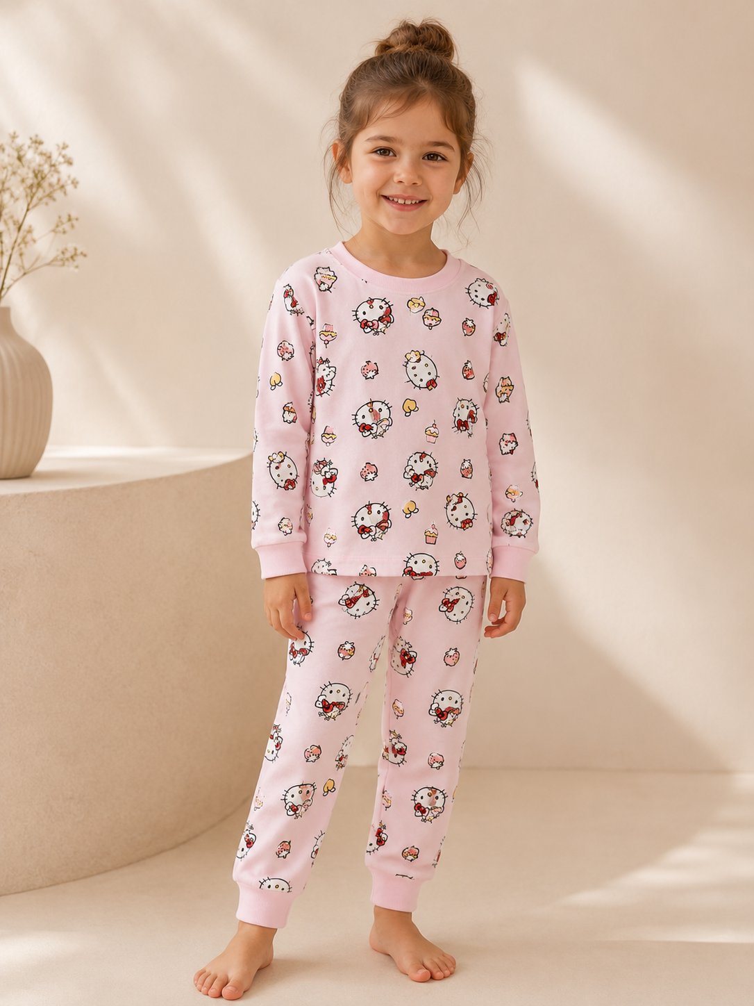 Kız Çocuk Mevsimlik Pijama Takımı