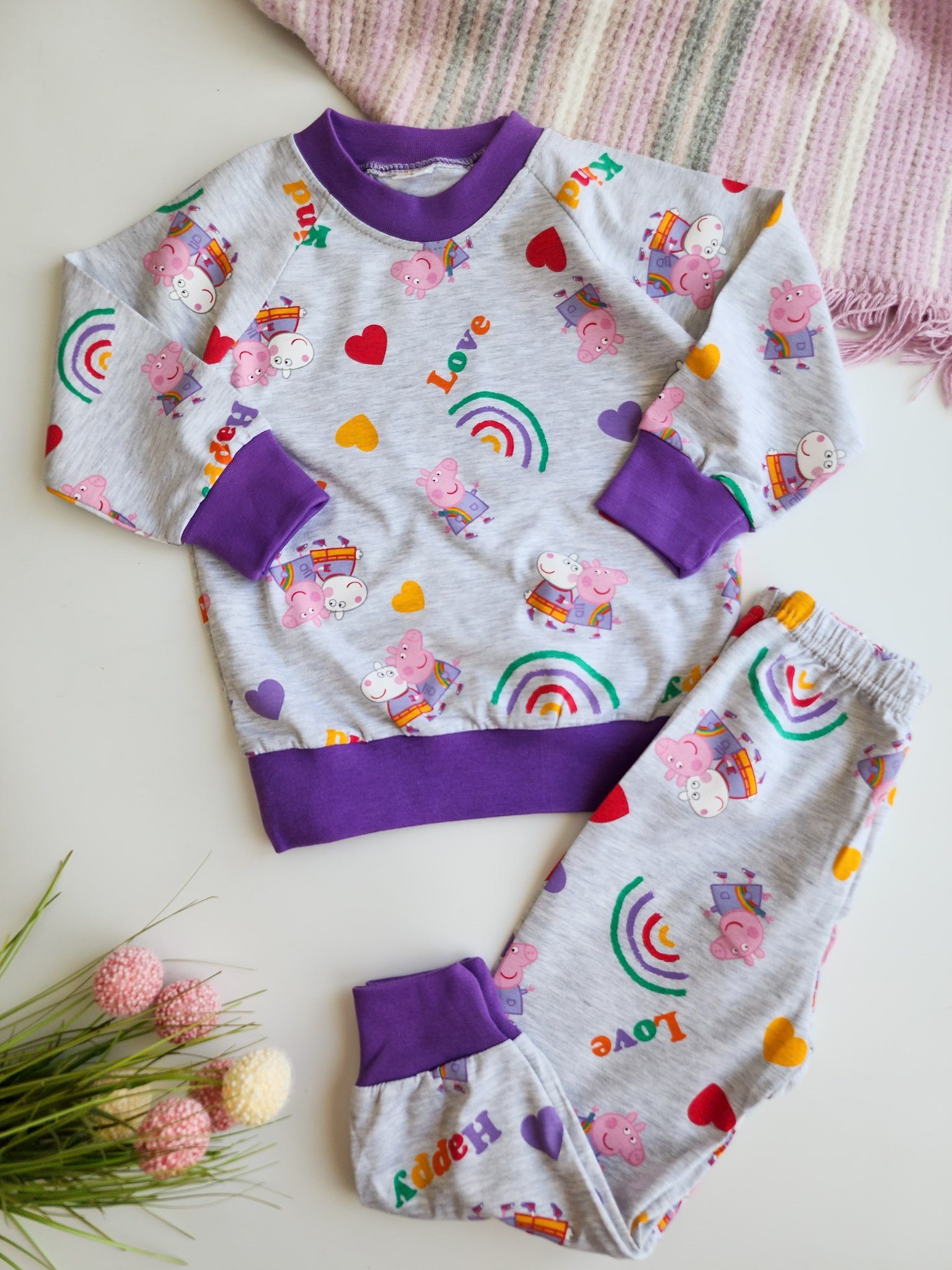Kız Çocuk Mevsimlik Pijama Takımı