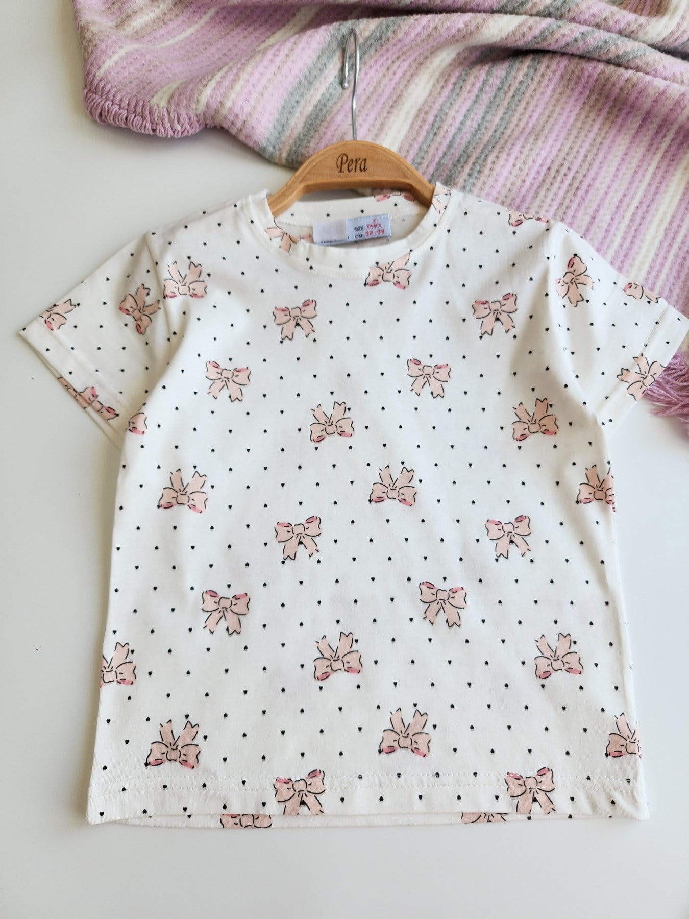 Kurdele Şortlu Pijama Takımı
