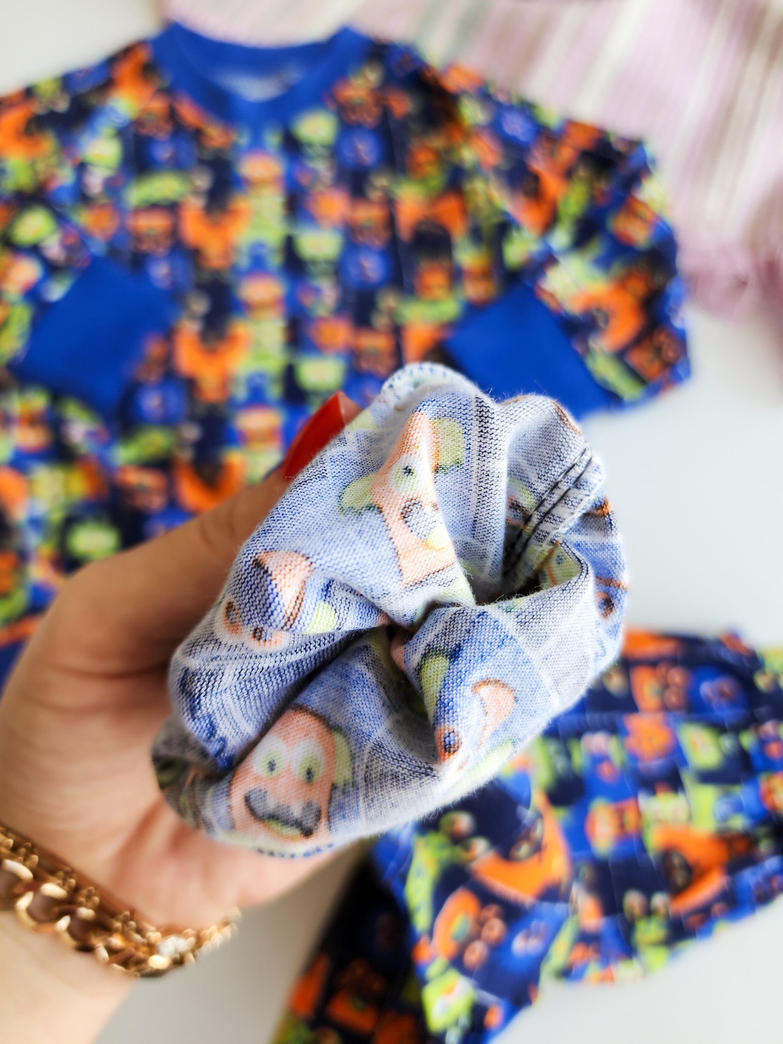Monster Desenli Mevsimlik Pijama Takımı