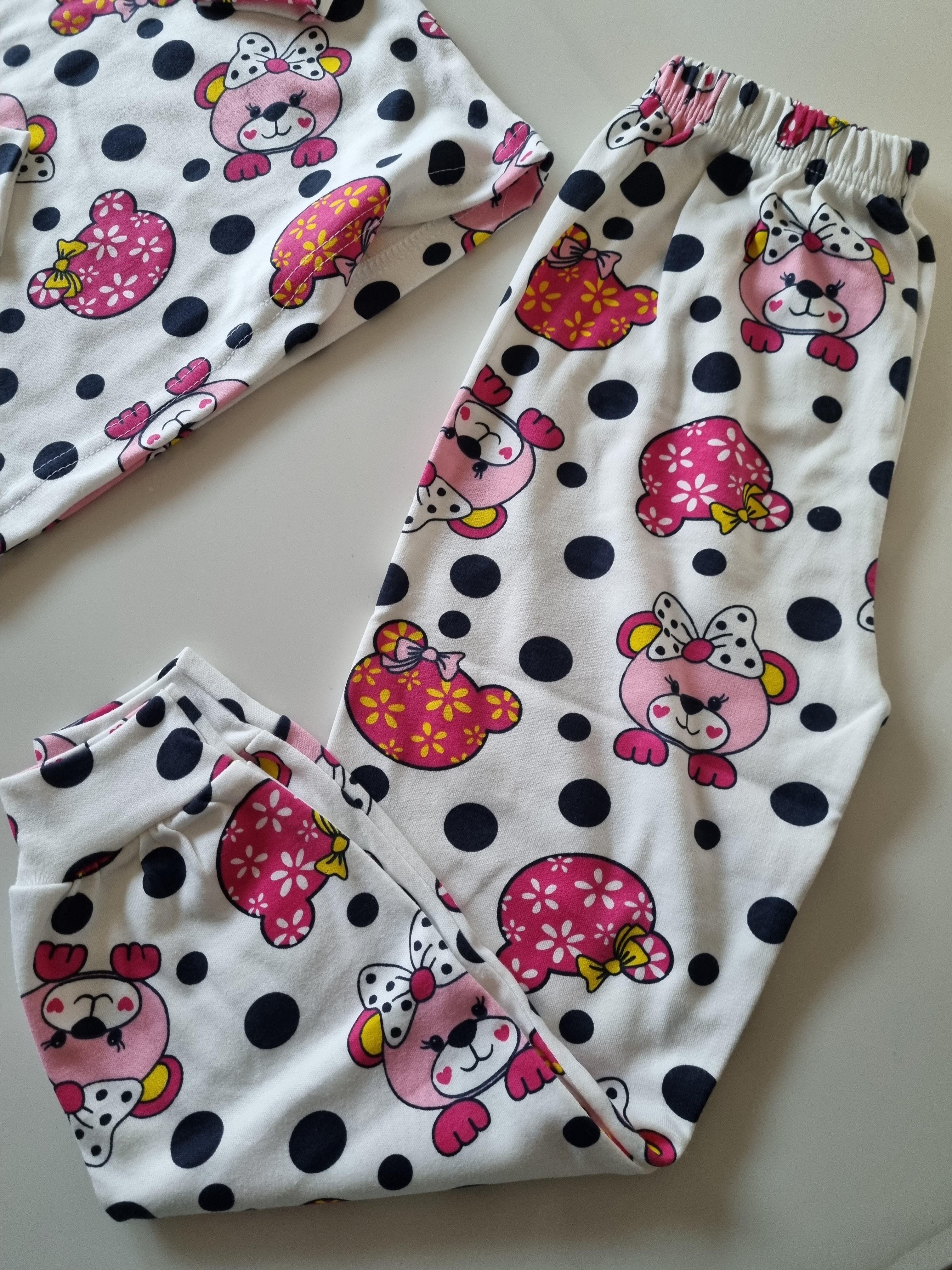 Puantiyeli Polarsız Pijama Takımı