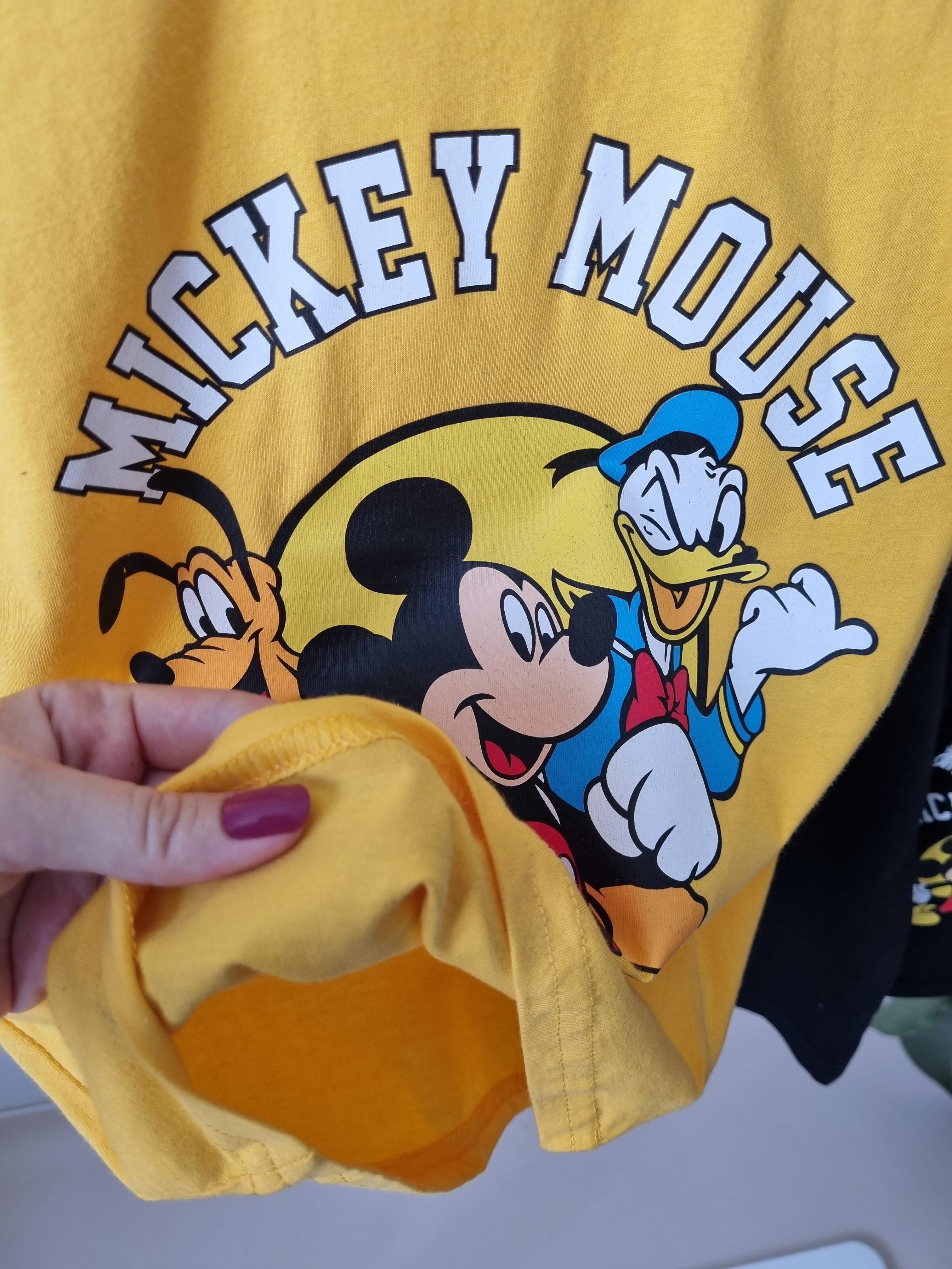 Sarı Mickey Mouse Şortlu Takım