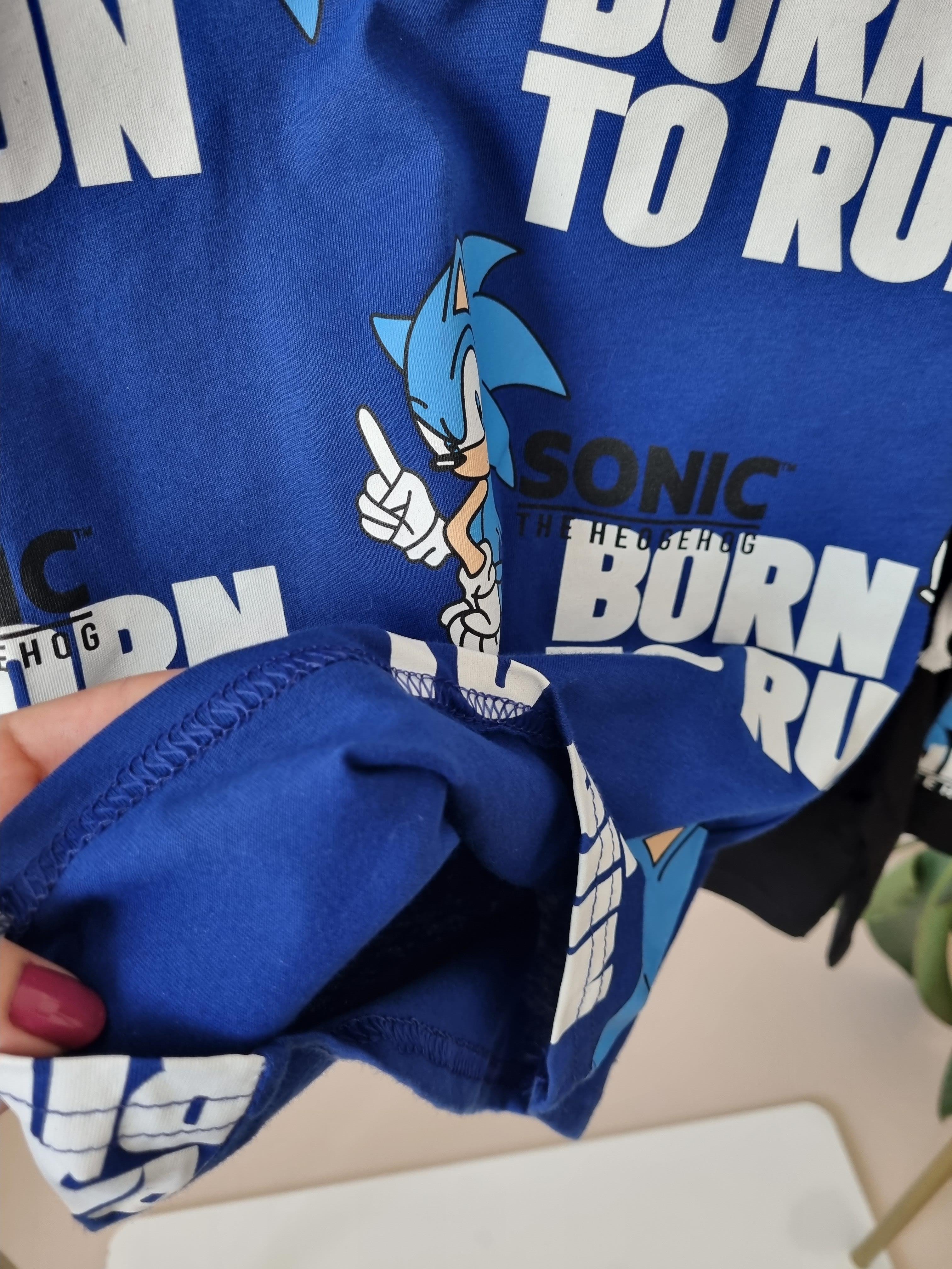 Sonic Baskılı Şortlu Takım