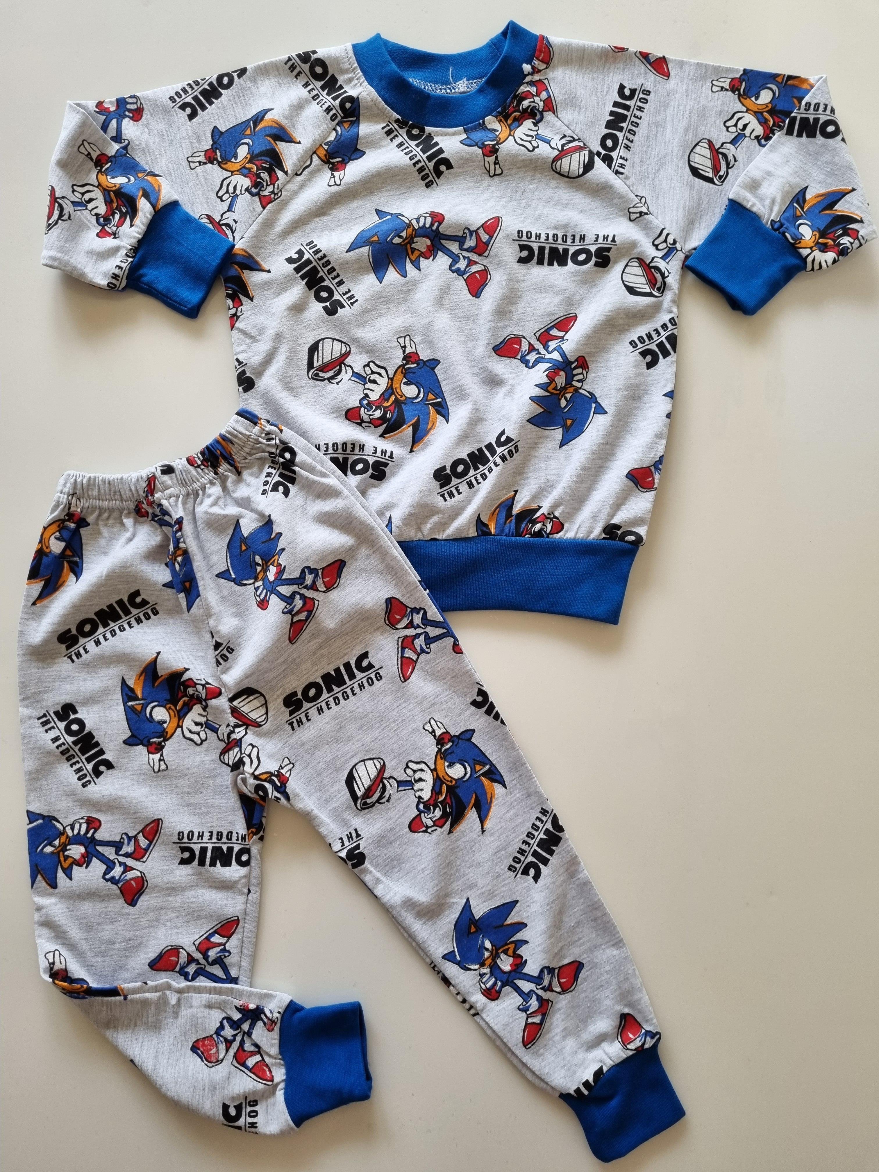Sonic Desenli Mevsimlik Pijama Takımı