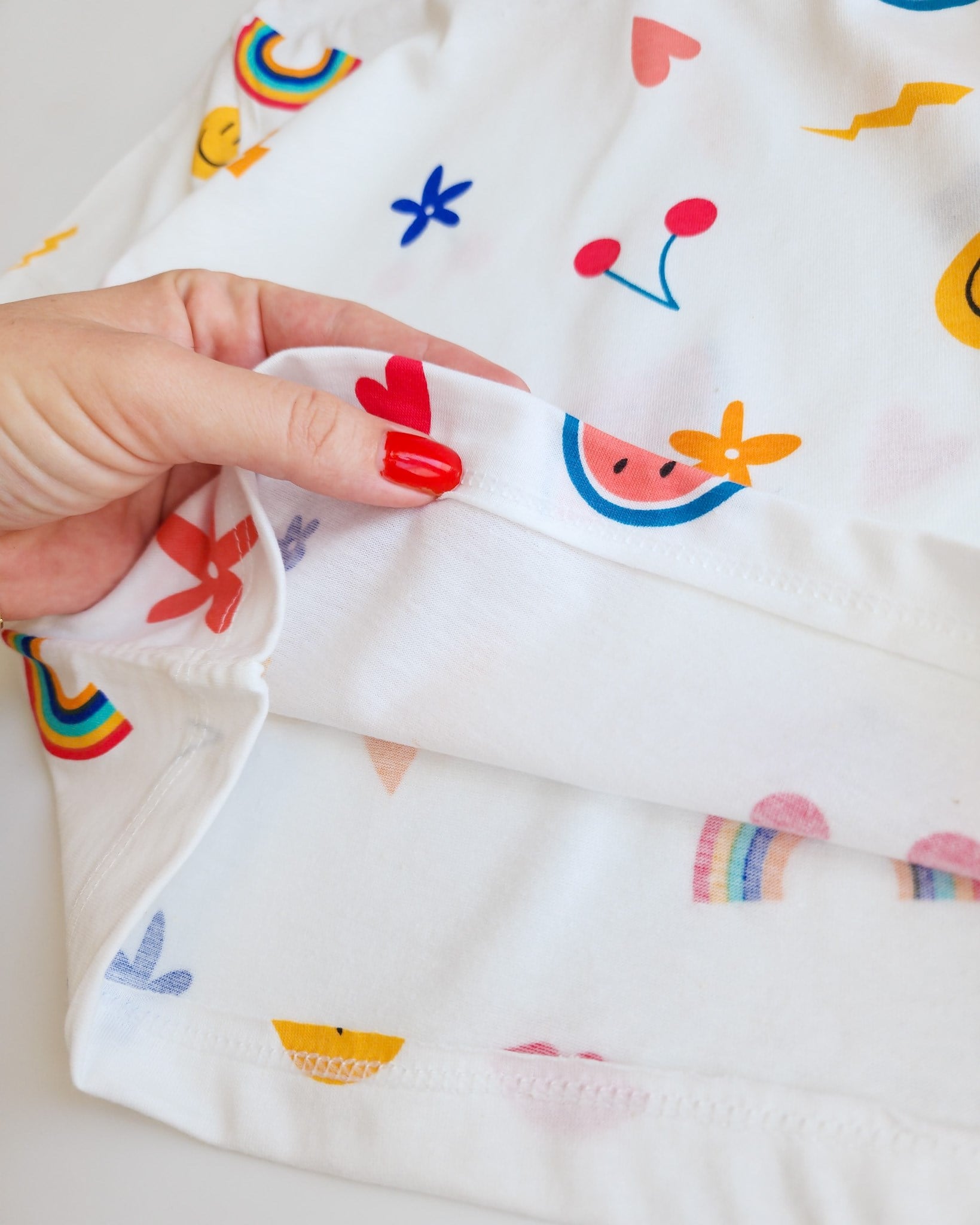 Şortlu Karpuz Desenli Pijama Takımı