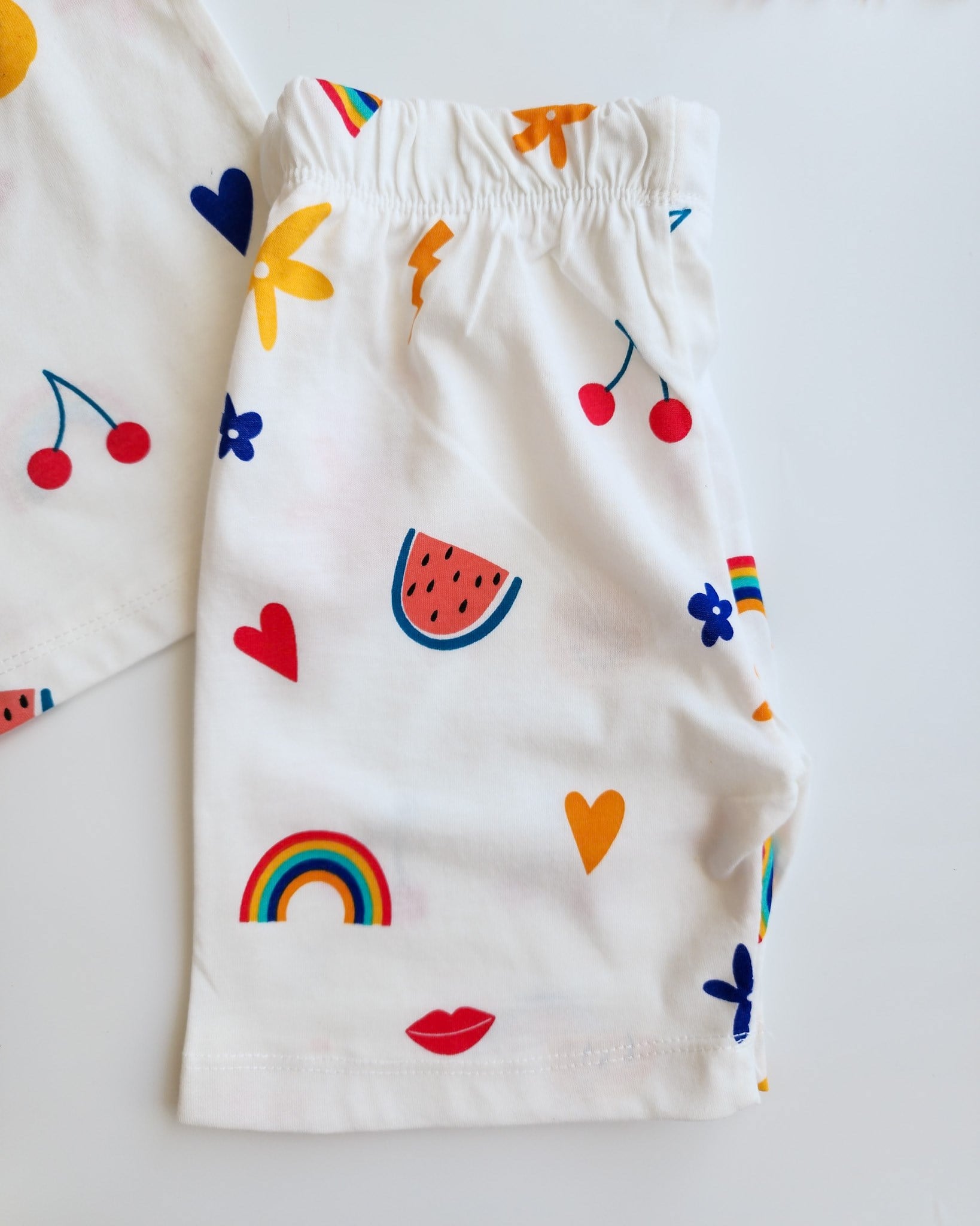 Şortlu Karpuz Desenli Pijama Takımı