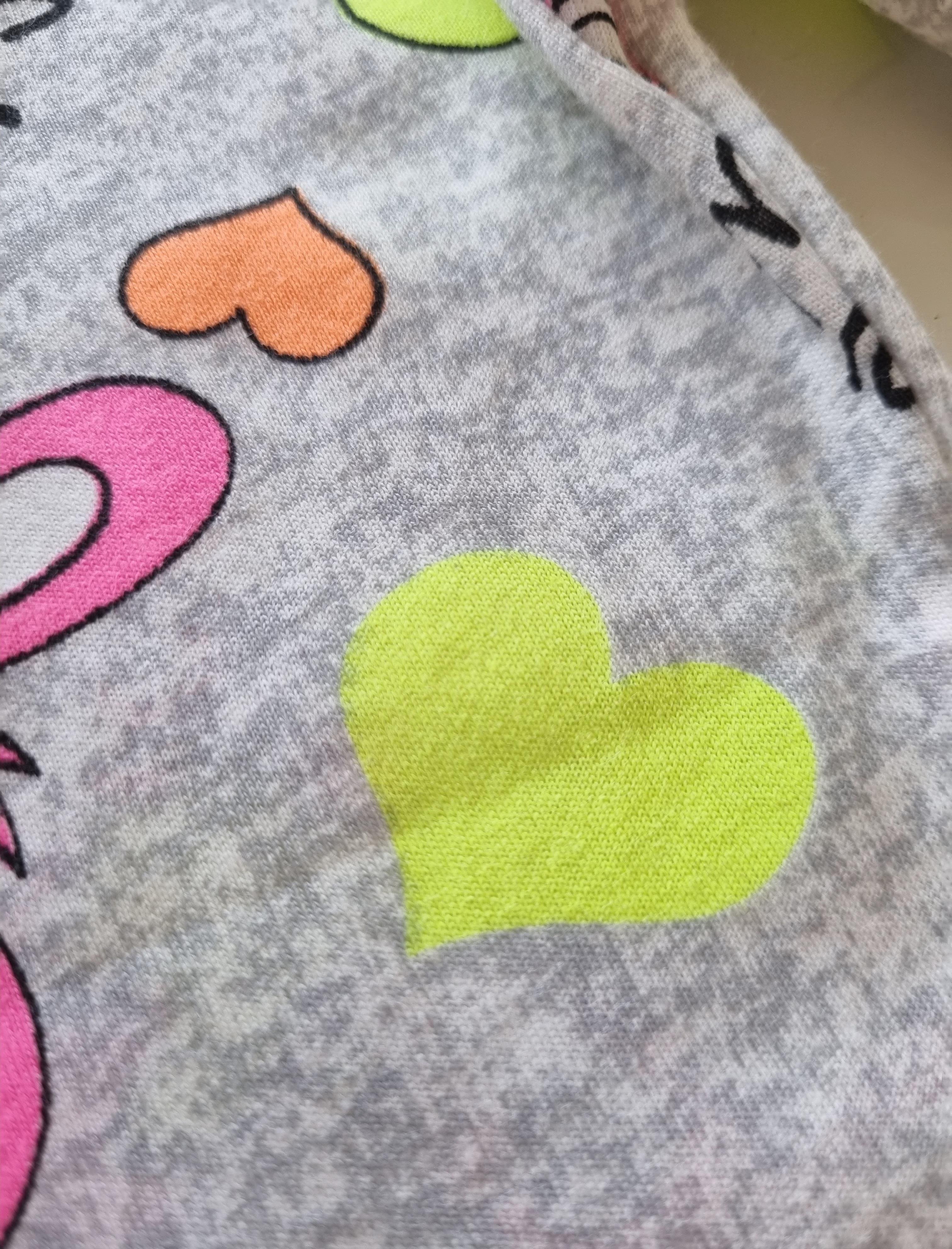 Tavşan Desenli Mevsimlik Pijama Takımı