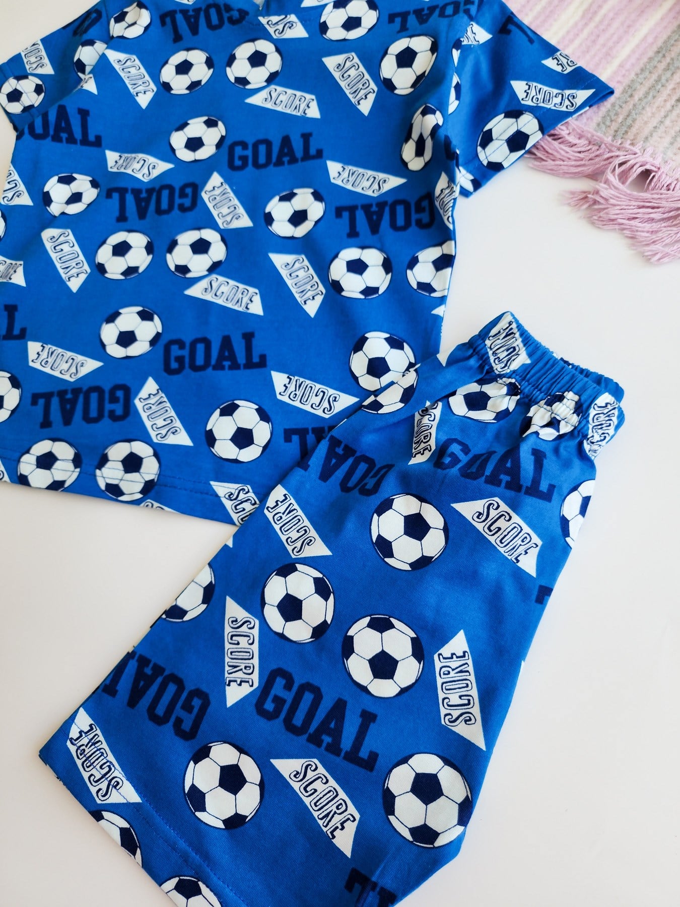 Top Ayı Desenli Şortlu Pijama Takımı