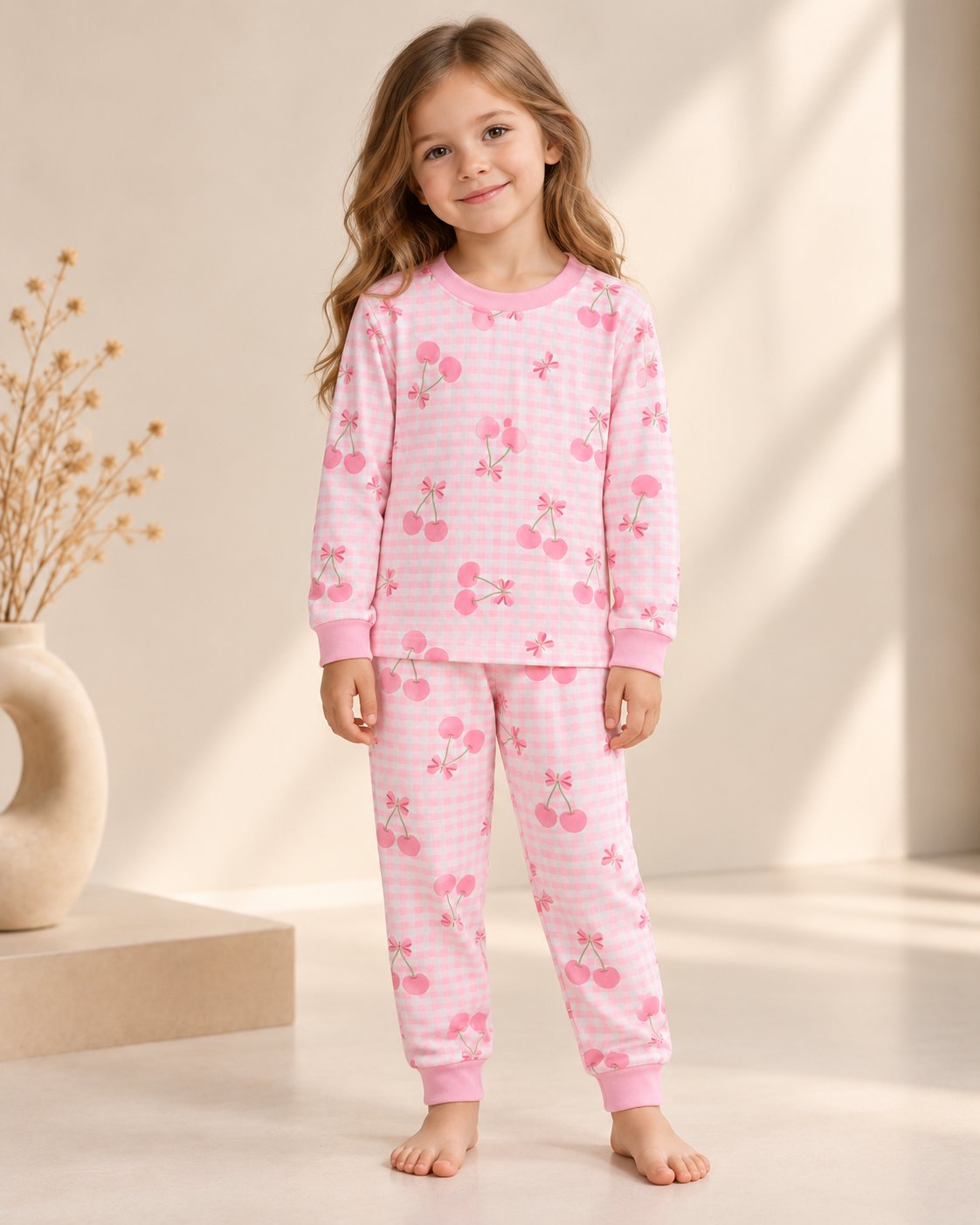Unicorn Desenli Kalın Mevsimlik Pijama Takımı (Rahat Kalıp)